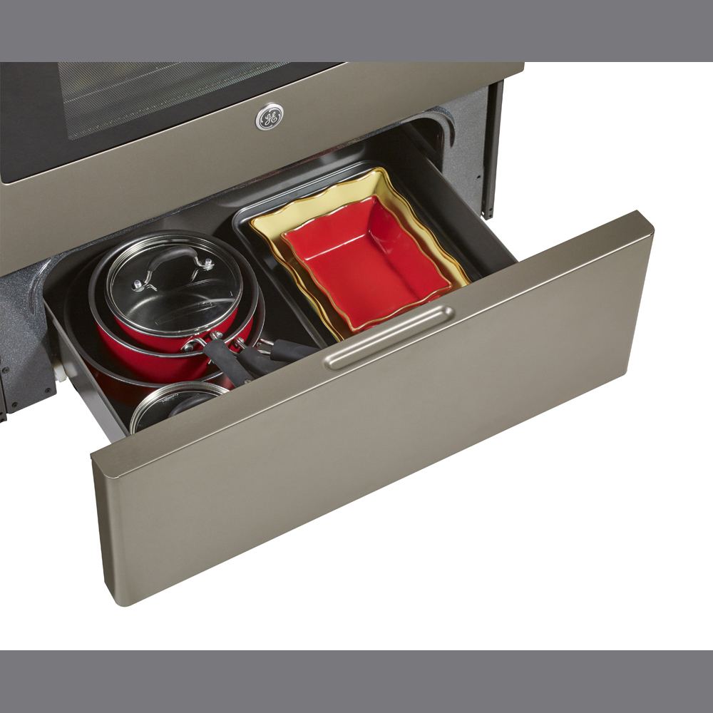 GE - 5 cu. ft Electric Range in Grey - JCB840EKES