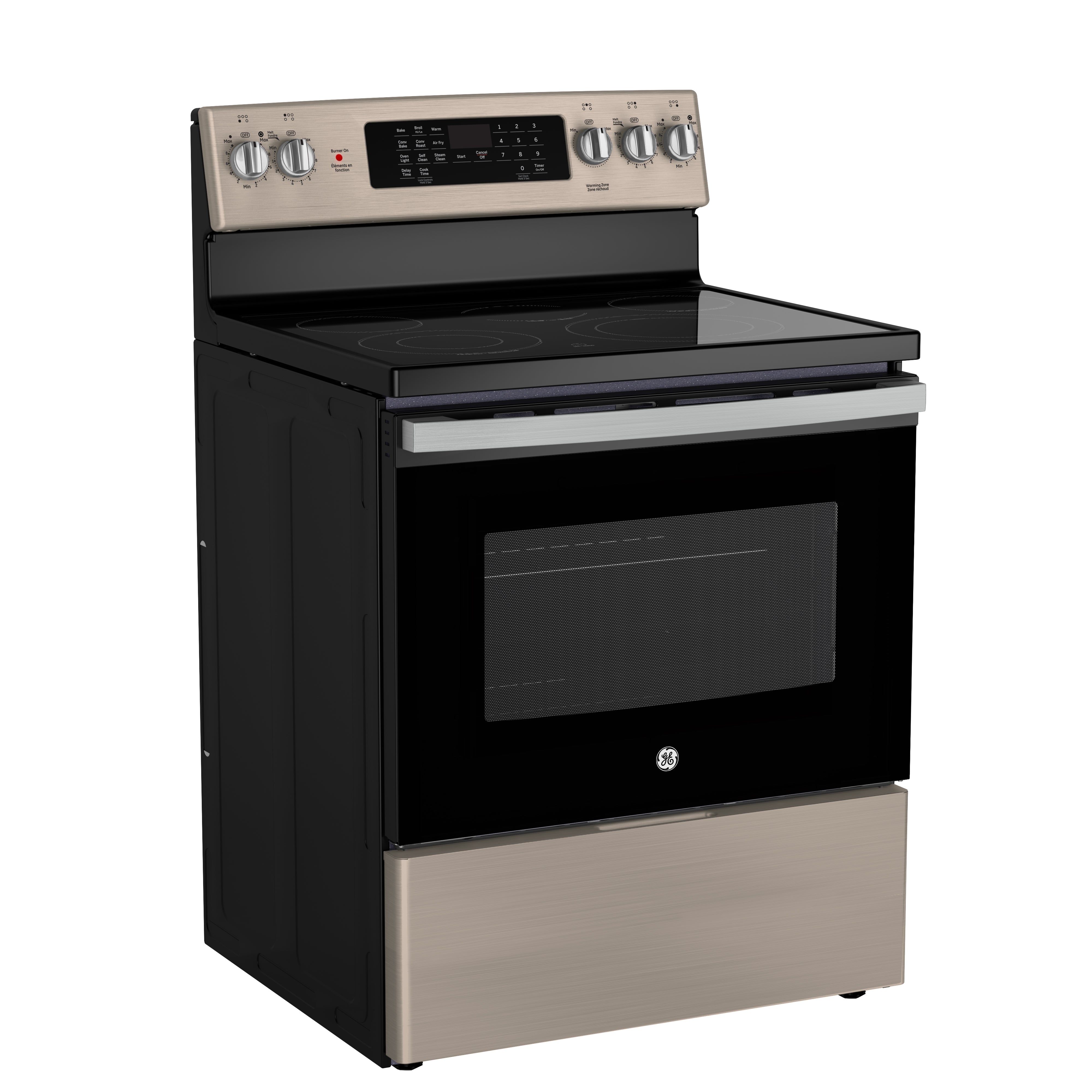 GE - 5 cu. ft Electric Range in Stainless - JCB840ETES