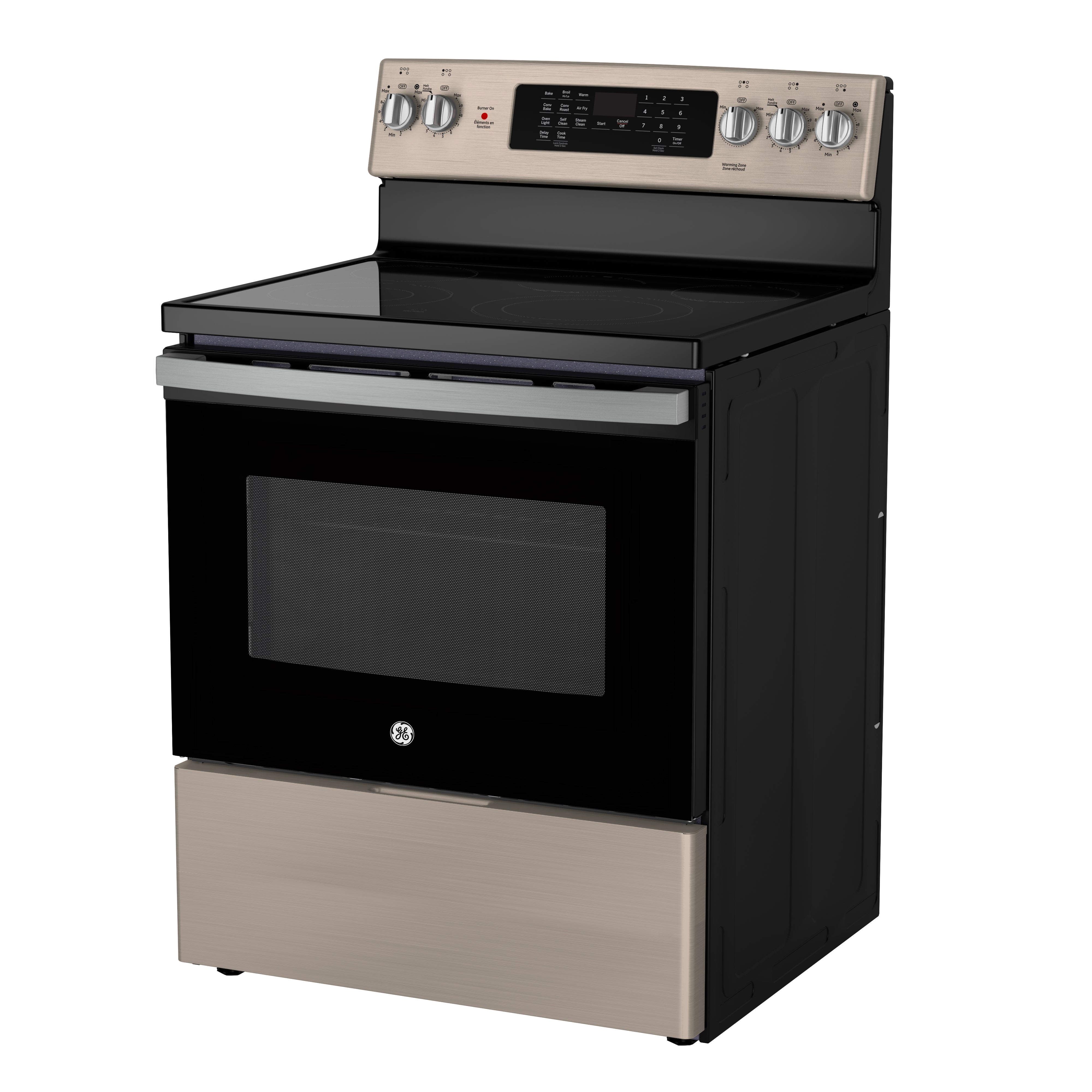 GE - 5 cu. ft Electric Range in Stainless - JCB840ETES