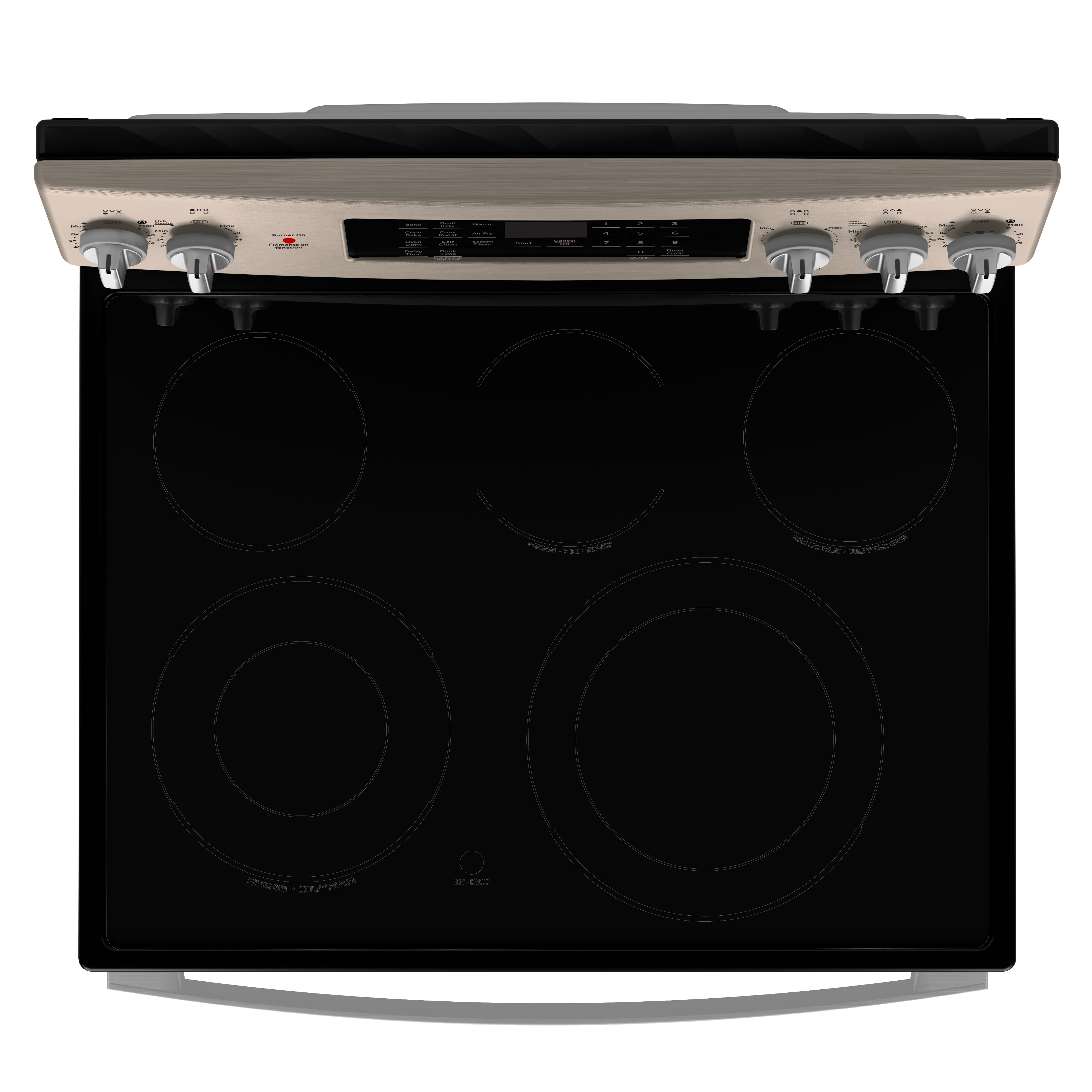 GE - 5 cu. ft Electric Range in Stainless - JCB840ETES