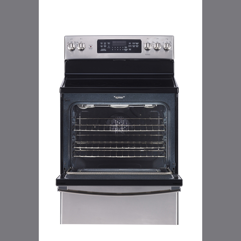 GE - 5 cu. ft Electric Range in Stainless - JCB840SKSS