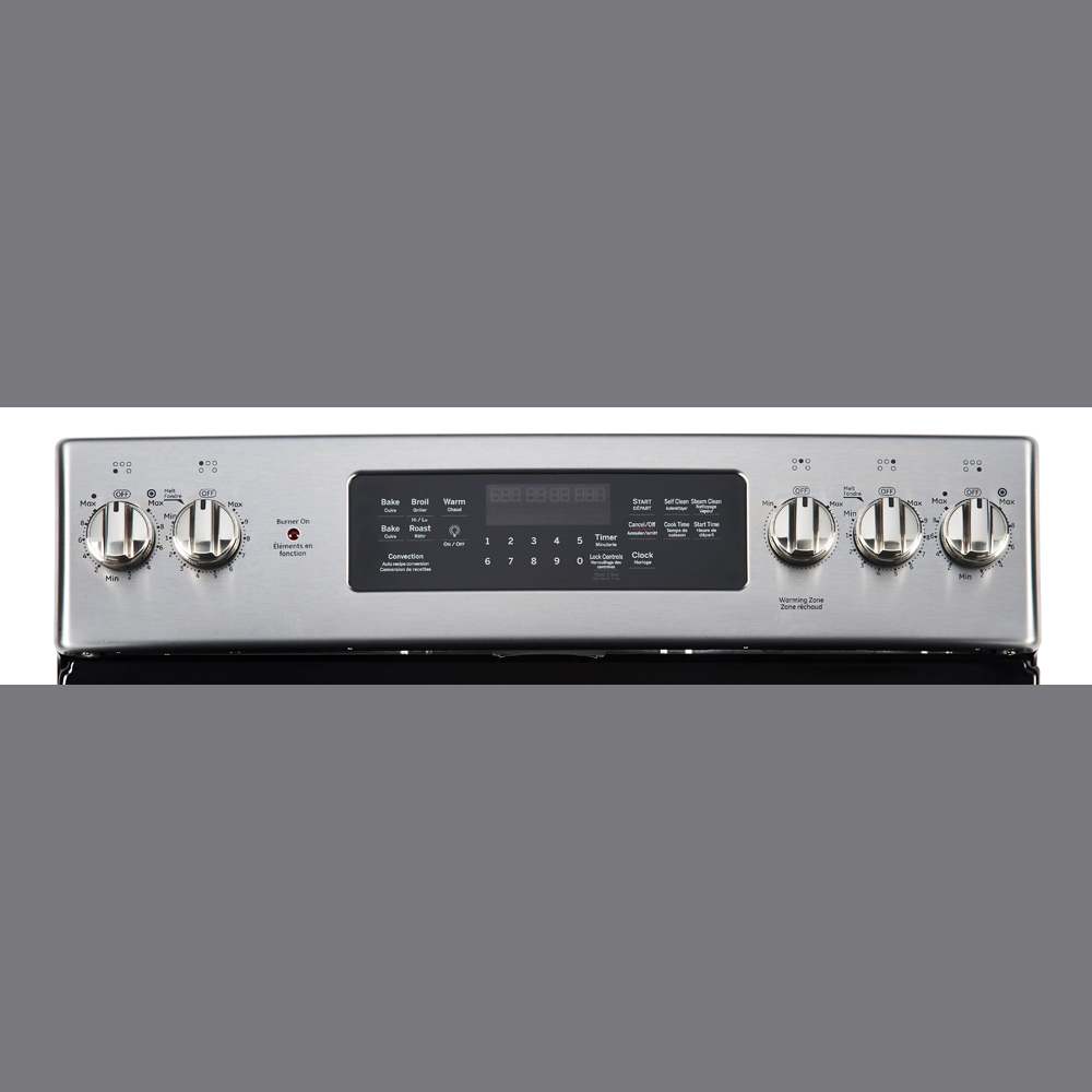 GE - 5 cu. ft Electric Range in Stainless - JCB840SKSS