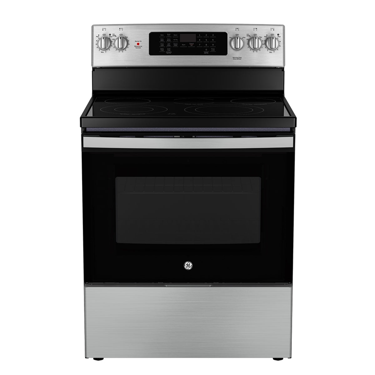 GE - 5 cu. ft Electric Range in Stainless - JCB840STSS