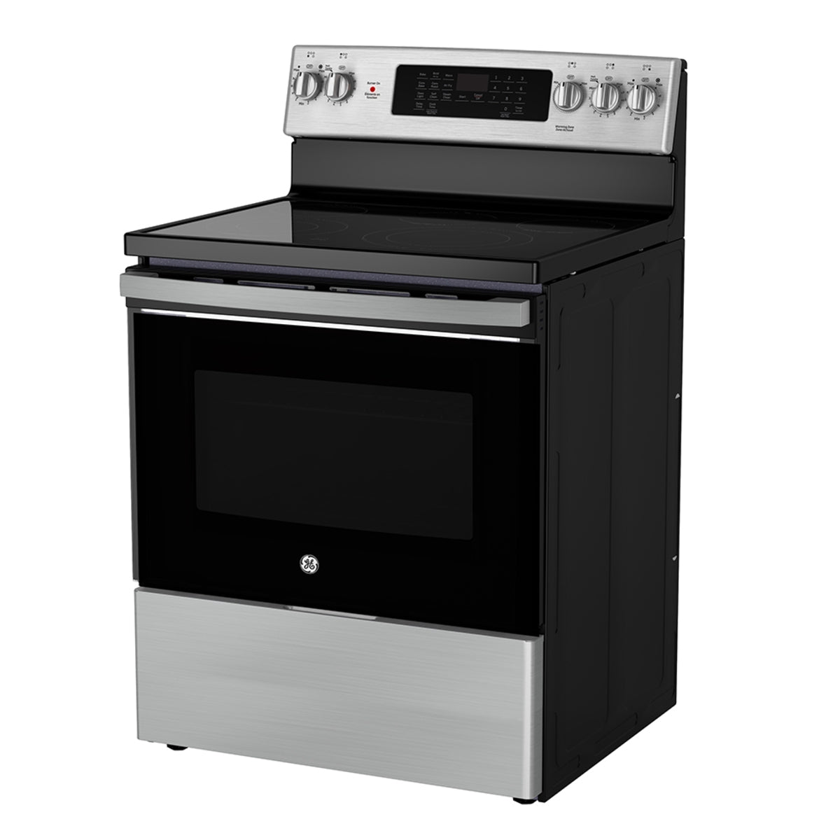 GE - 5 cu. ft Electric Range in Stainless - JCB840STSS