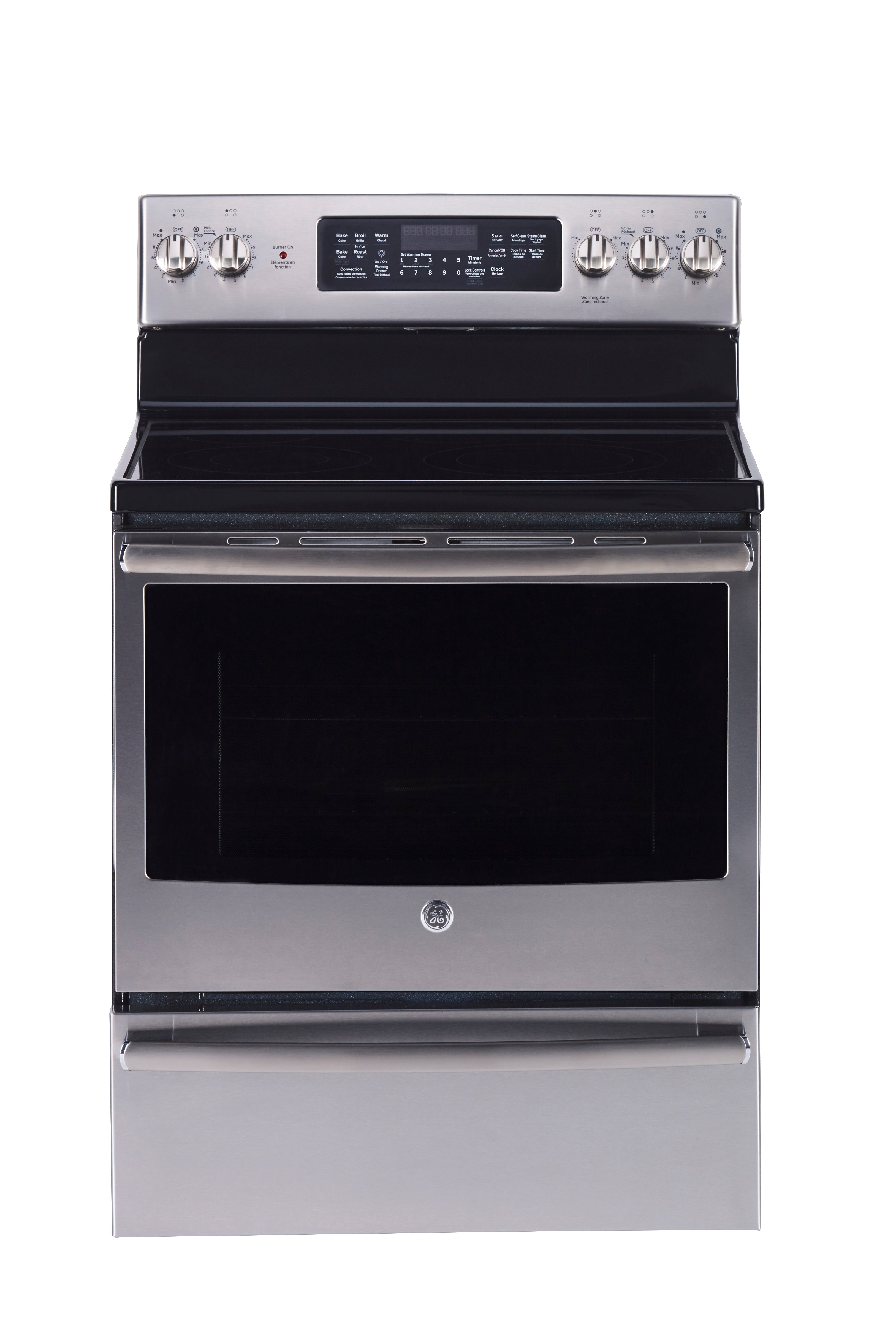 GE - 5 cu. ft Electric Range in Stainless - JCB890SNSS