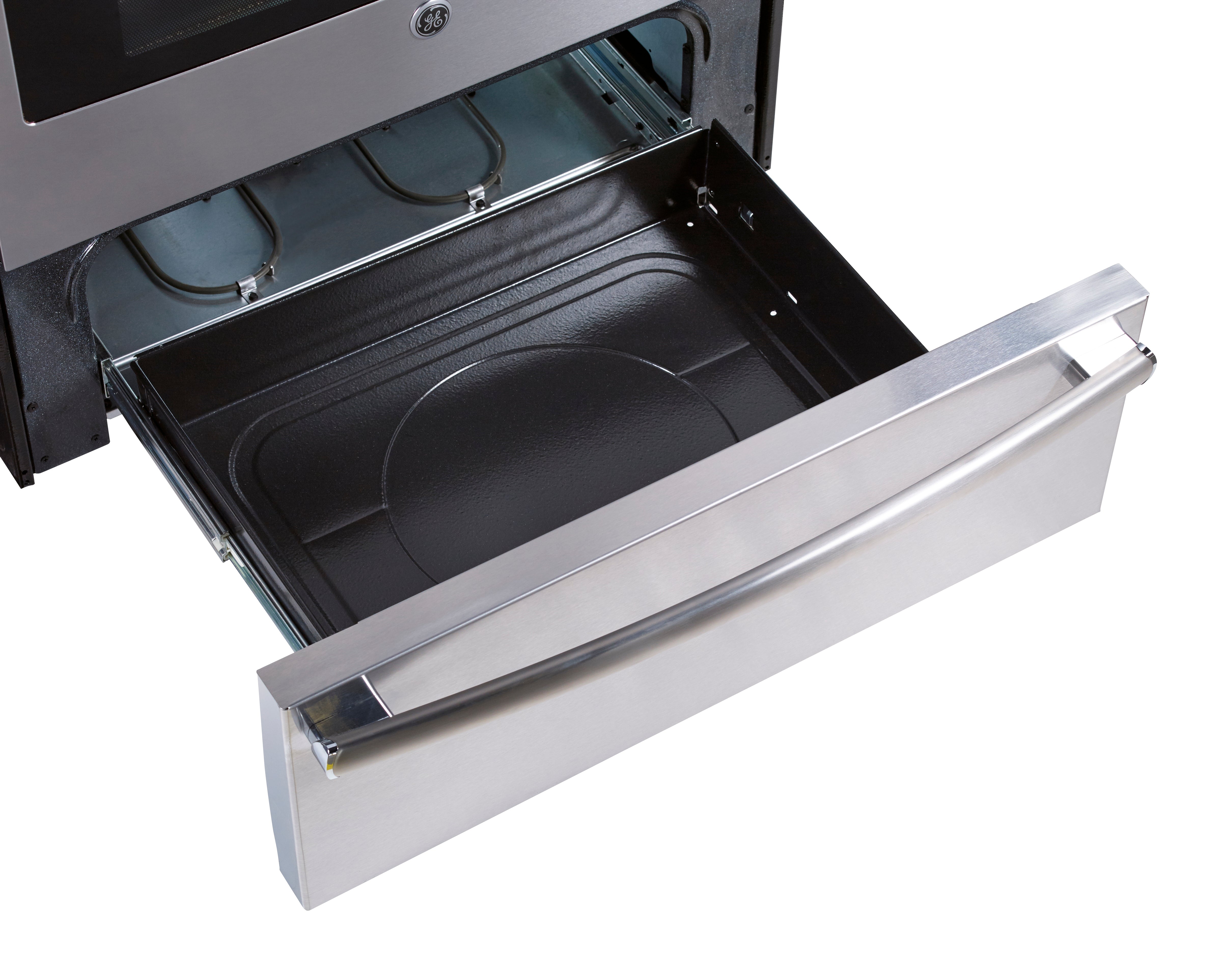 GE - 5 cu. ft Electric Range in Stainless - JCB890SNSS