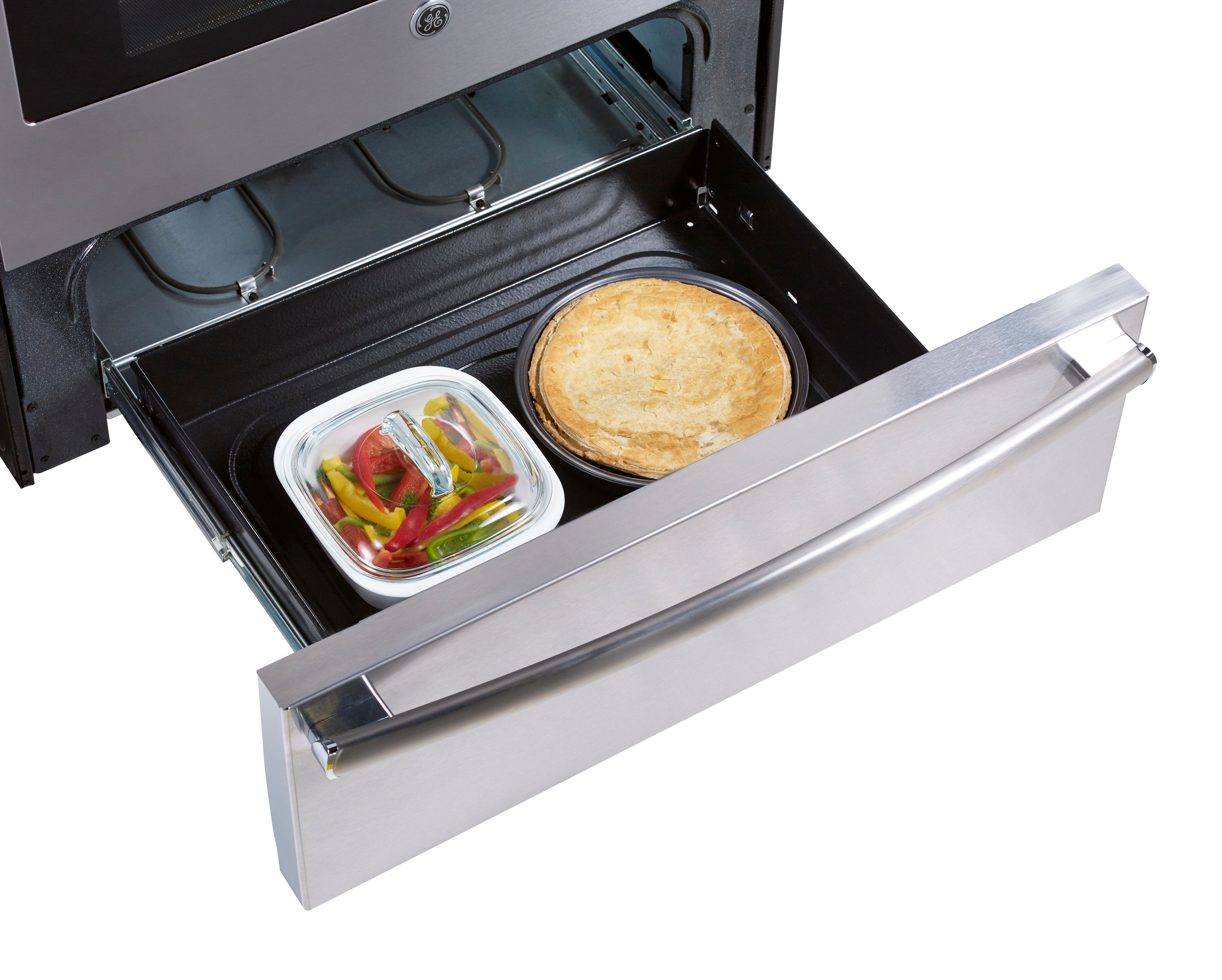 GE - 5 cu. ft Electric Range in Stainless - JCB890SNSS