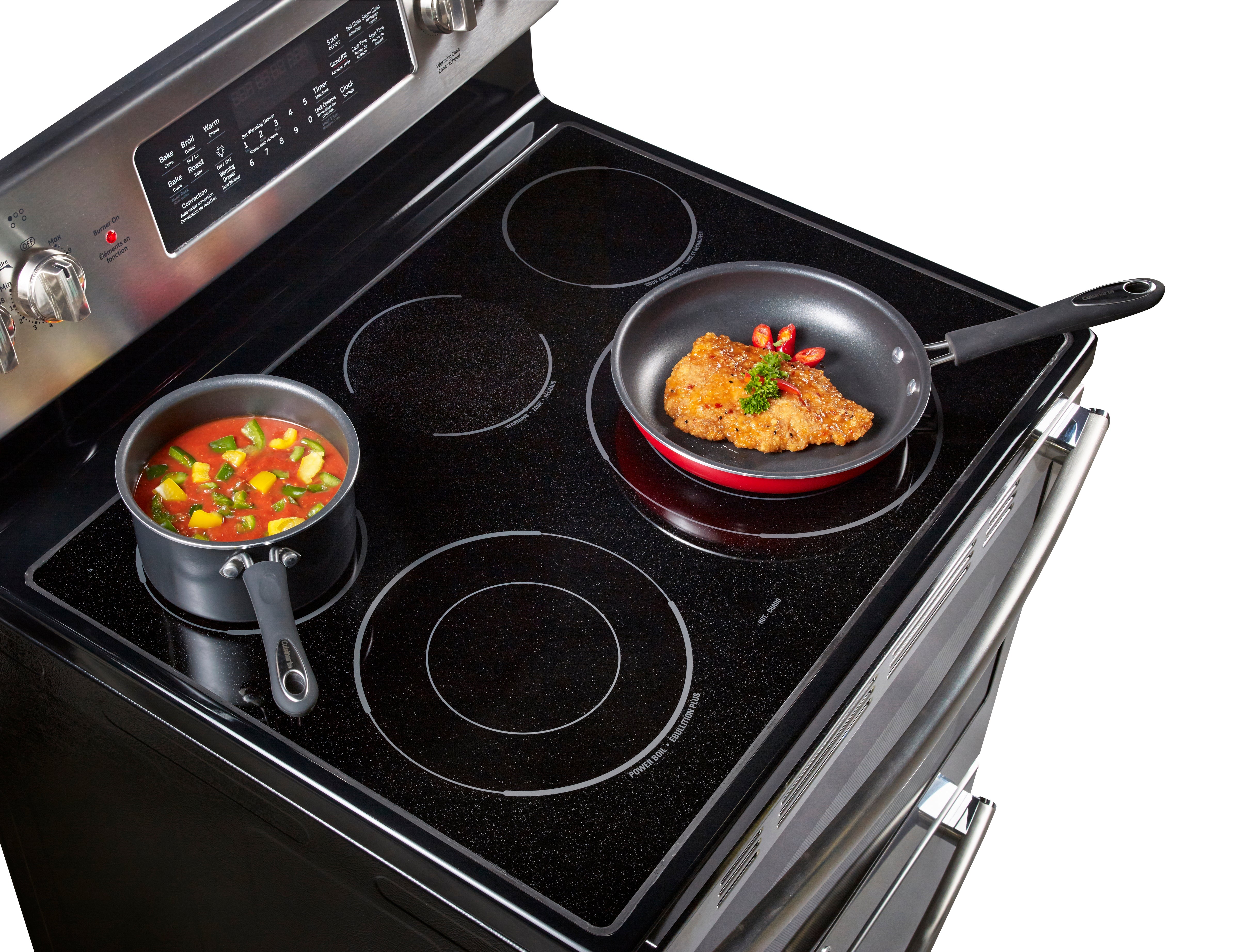 GE - 5 cu. ft Electric Range in Stainless - JCB890SNSS