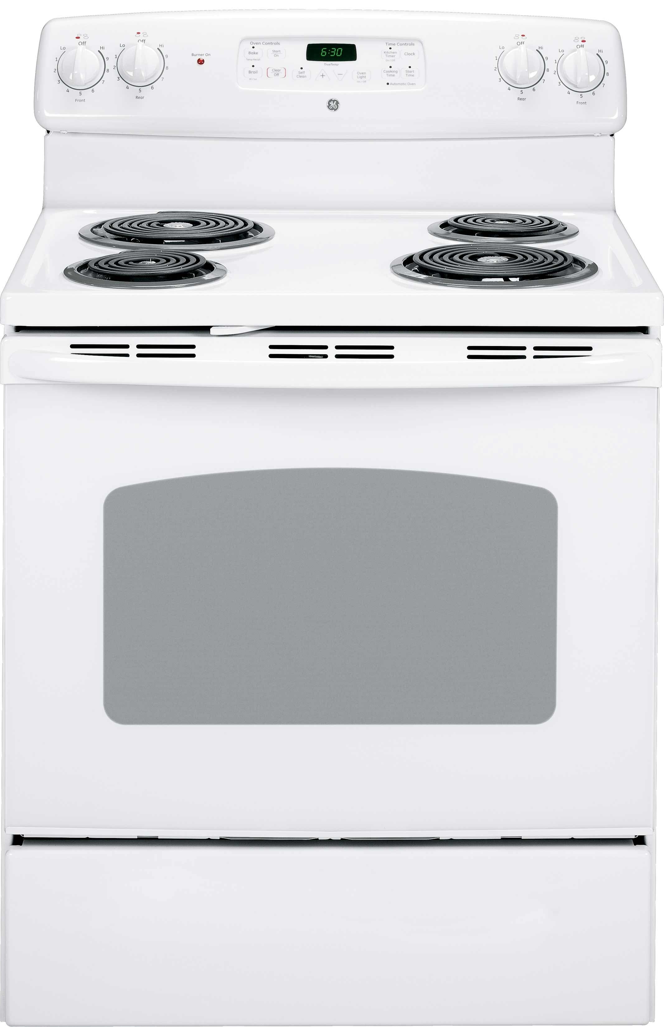 GE - 5 cu. ft Electric Range in Stainless - JCBP270DMWW