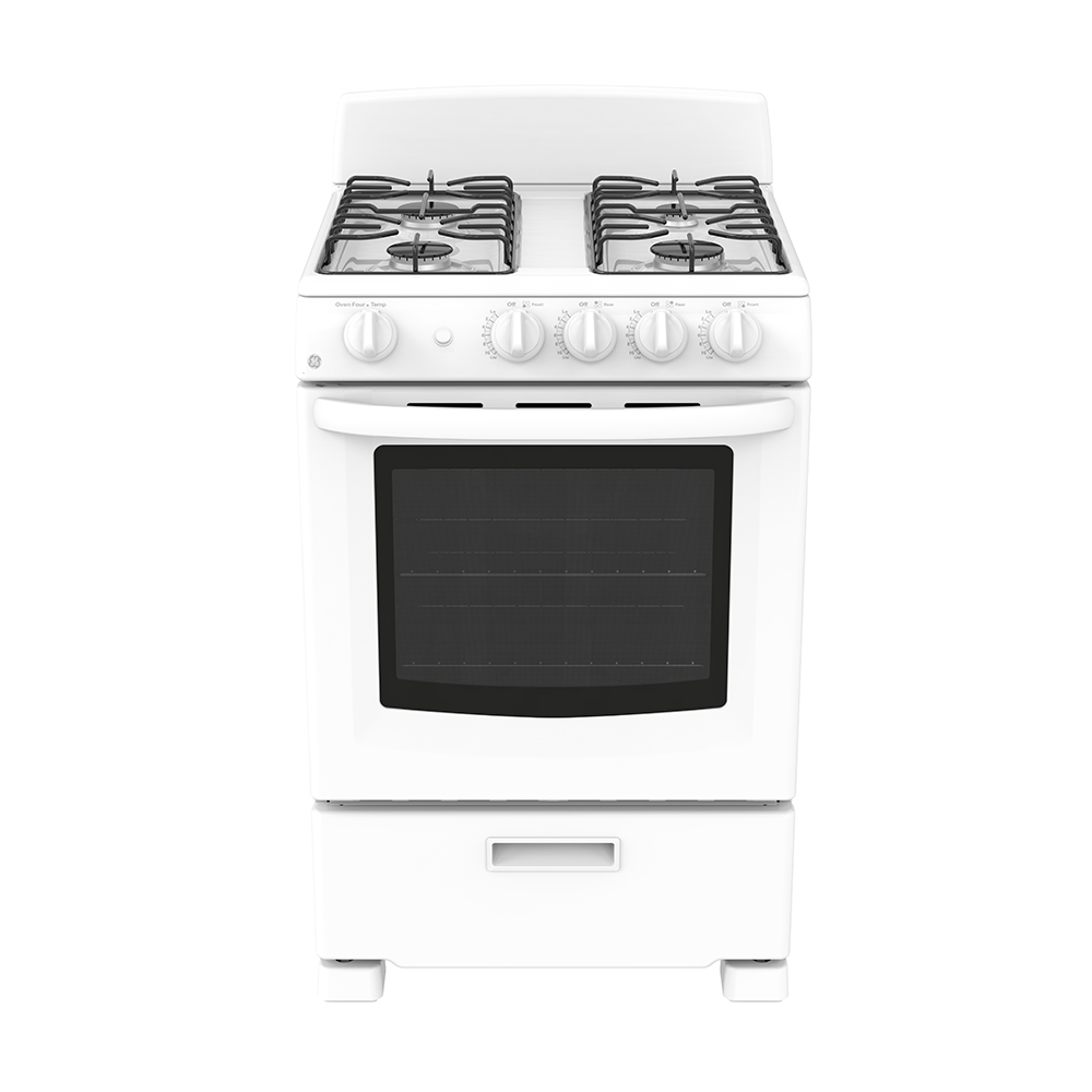 GE - 2.9 cu. ft Gas Range in White - JCGAS300DMWW