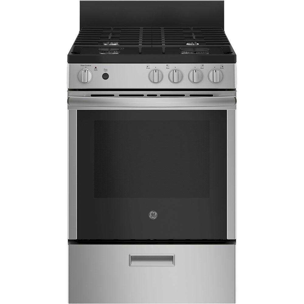 GE - 2.9 cu. ft Gas Range in Stainless - JCGAS640RMSS