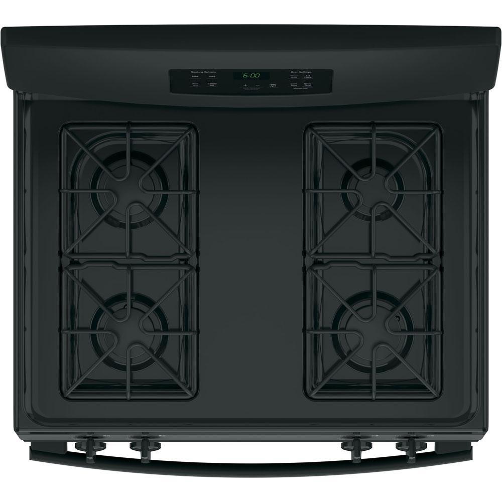 GE - 5 cu. ft Gas Range in Black - JCGBS60DEKBB