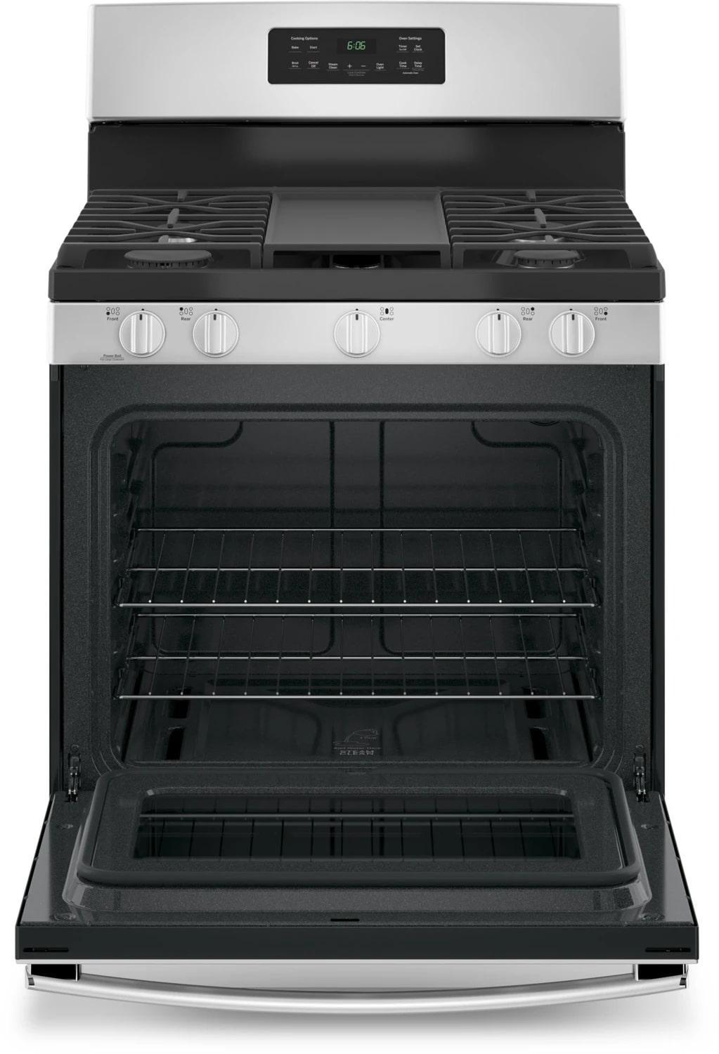 GE - 5 cu. ft Gas Range in Stainless - JCGBS66SEKSS