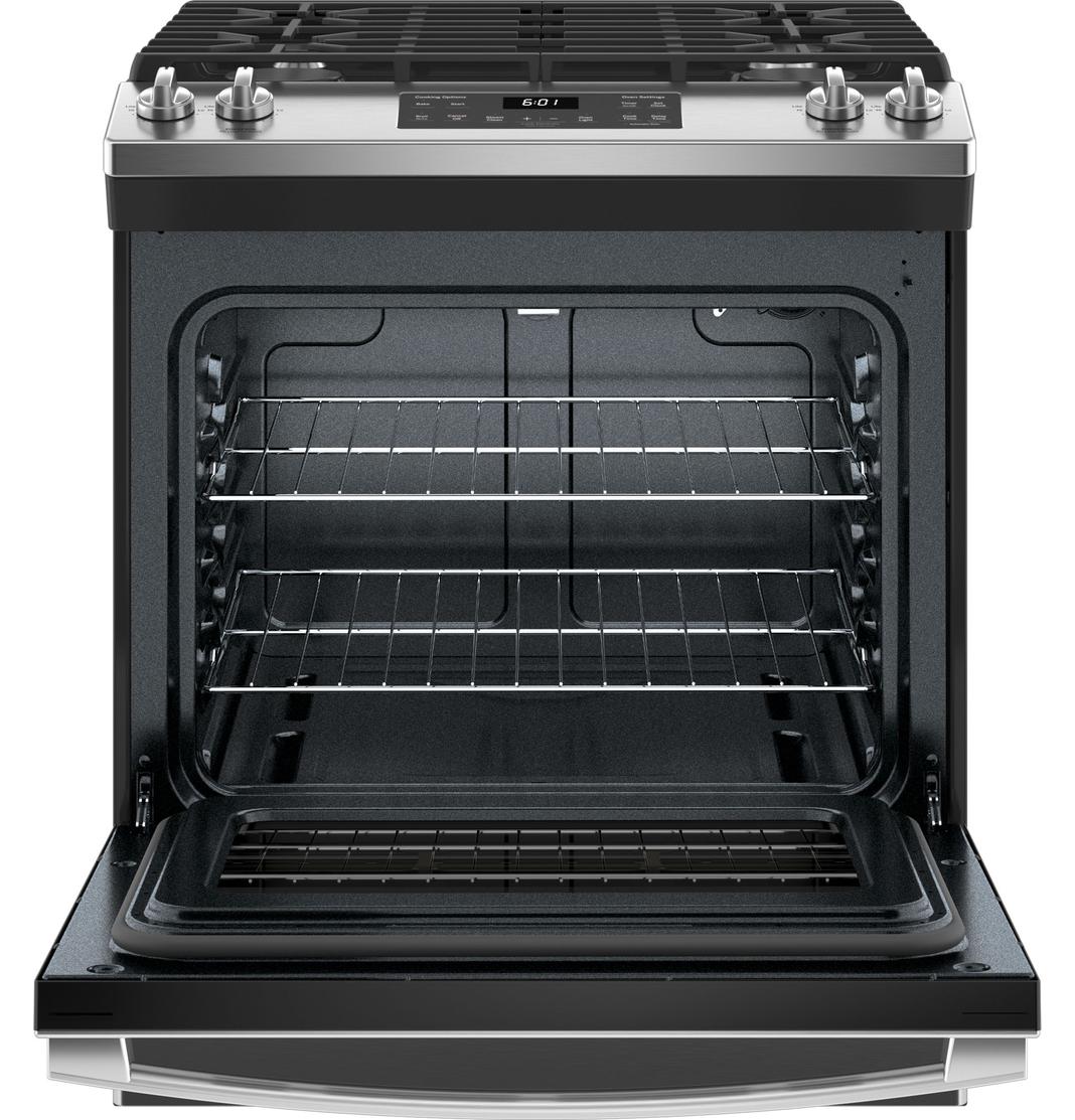 GE - 5.3 cu. ft Gas Range in Stainless - JCGSS61SPSS