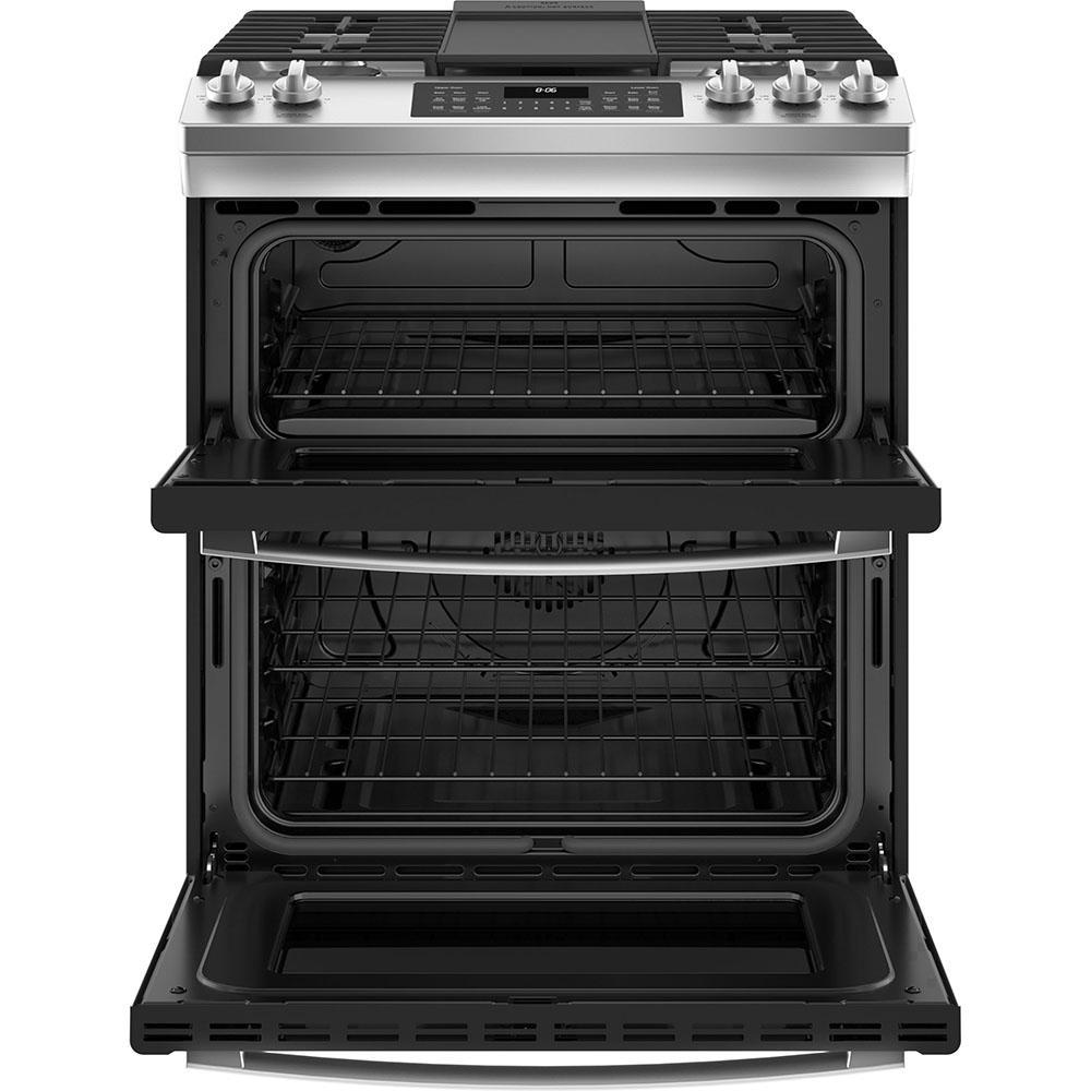 GE - 6.7 cu. ft Gas Range in Stainless - JCGSS86SPSS