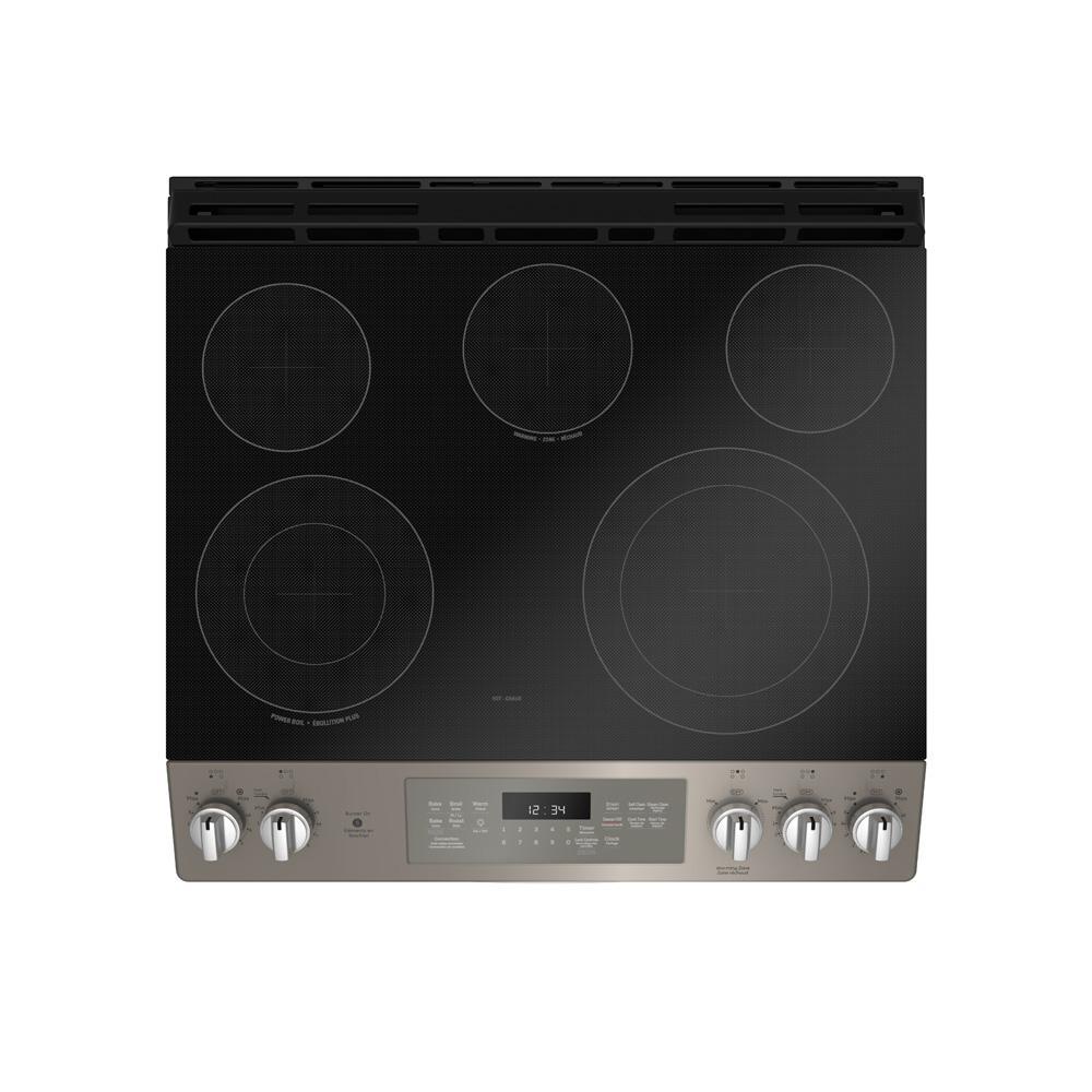 GE - 5.3 cu. ft Electric Range in Grey - JCS840EMES