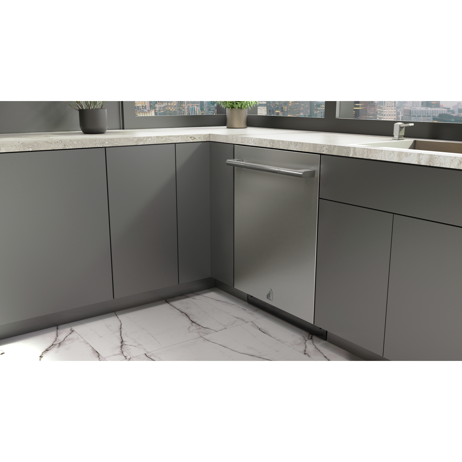 JennAir - 38 dBA Built In Dishwasher in Stainless - JDAF5924RL