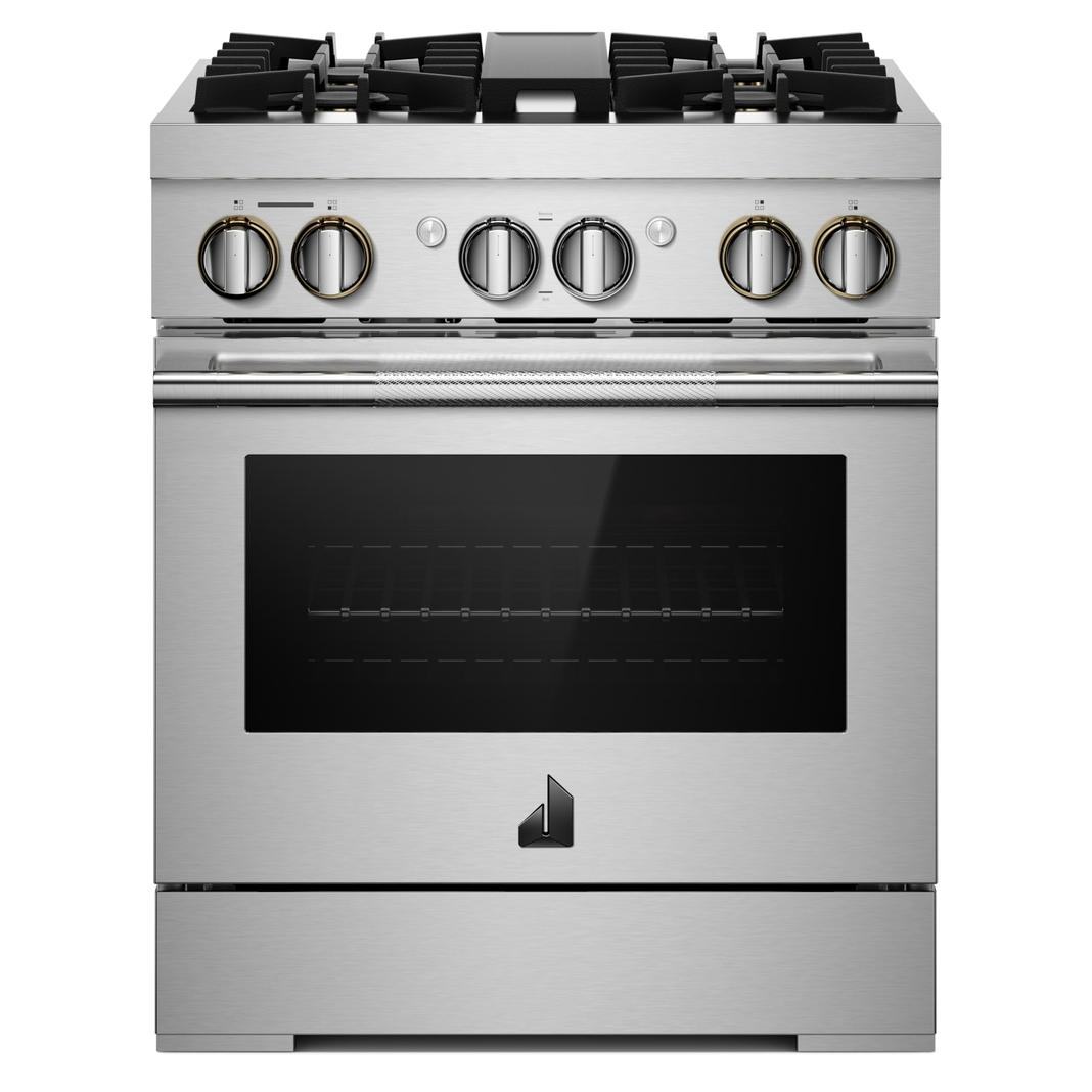 Jennair - 4.1 cu. ft Dual Fuel Range in Stainless - JDRP430HL