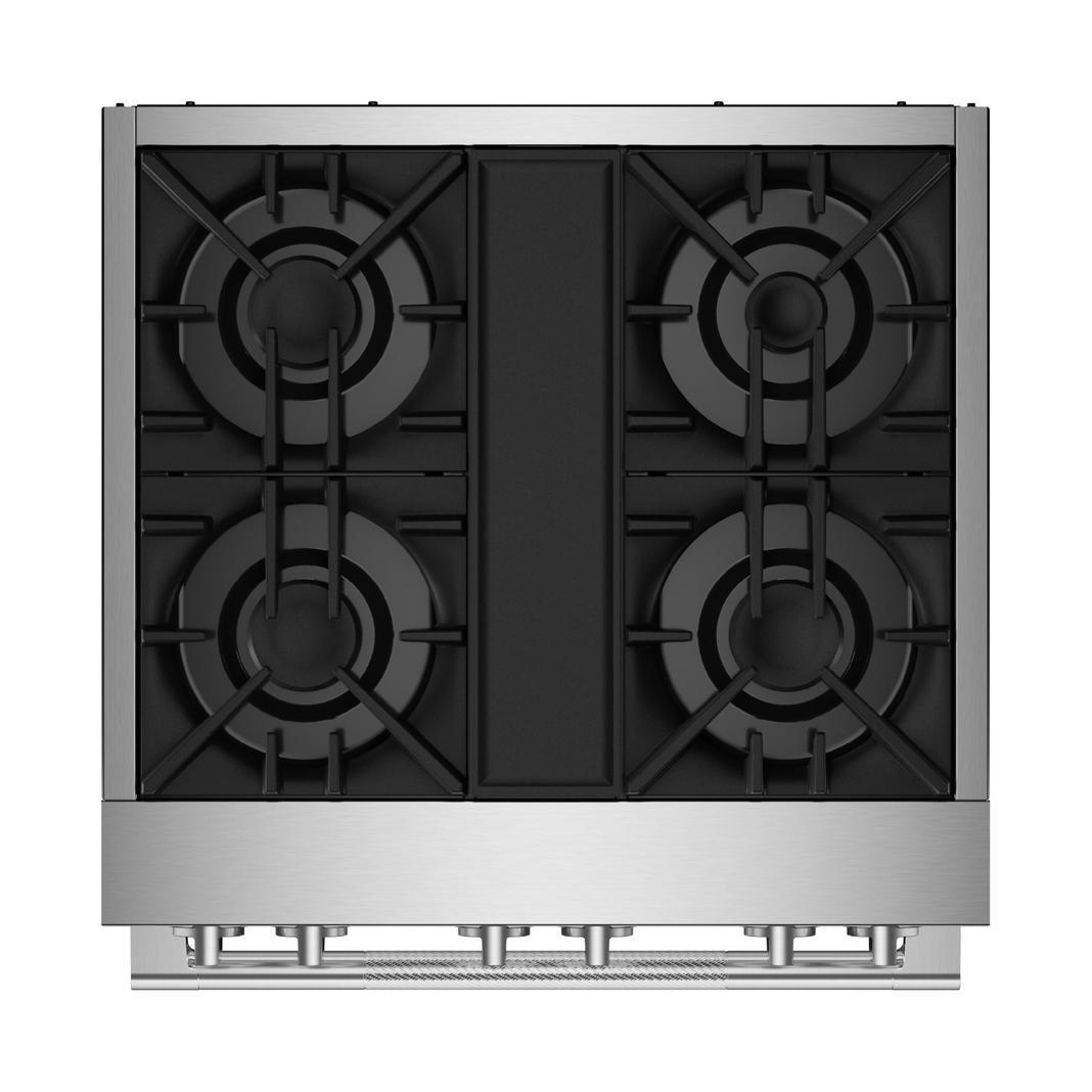 Jennair - 4.1 cu. ft Dual Fuel Range in Stainless - JDRP430HL