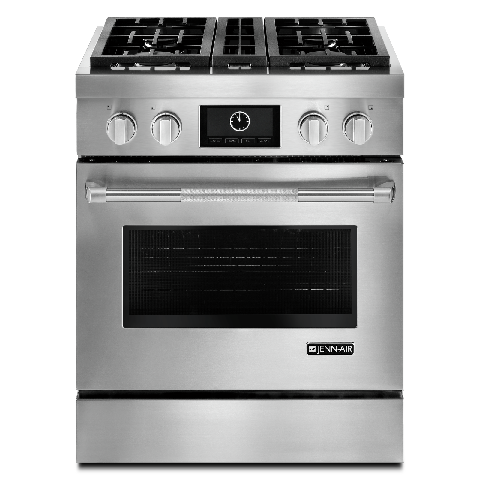 JennAir - 4.1 cu. ft Dual Fuel Range in Stainless - JDRP430WP