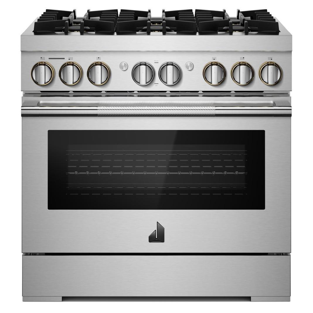 Jennair - 5.1 cu. ft Dual Fuel Range in Stainless - JDRP436HL