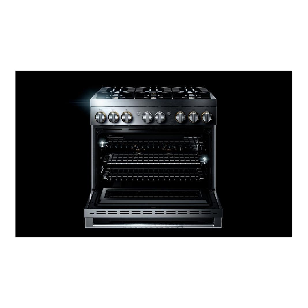 Jennair - 5.1 cu. ft Dual Fuel Range in Stainless - JDRP436HL