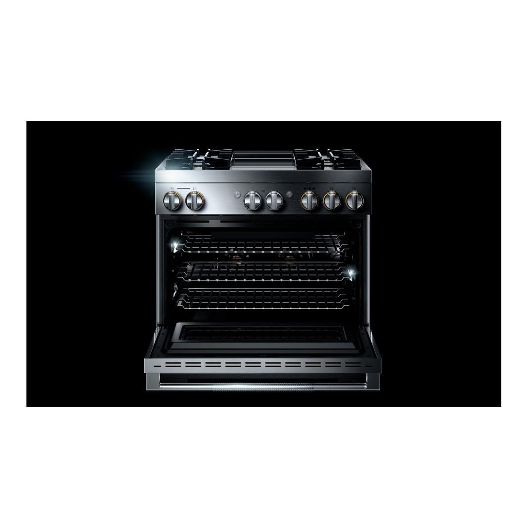 Jennair - 5.1 cu. ft Dual Fuel Range in Stainless - JDRP536HL