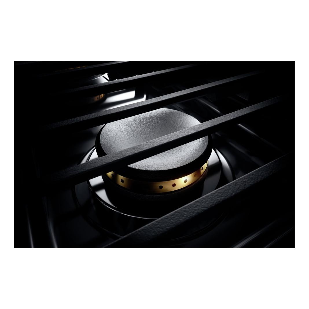 Jennair - 5.1 cu. ft Dual Fuel Range in Black - JDRP536HM