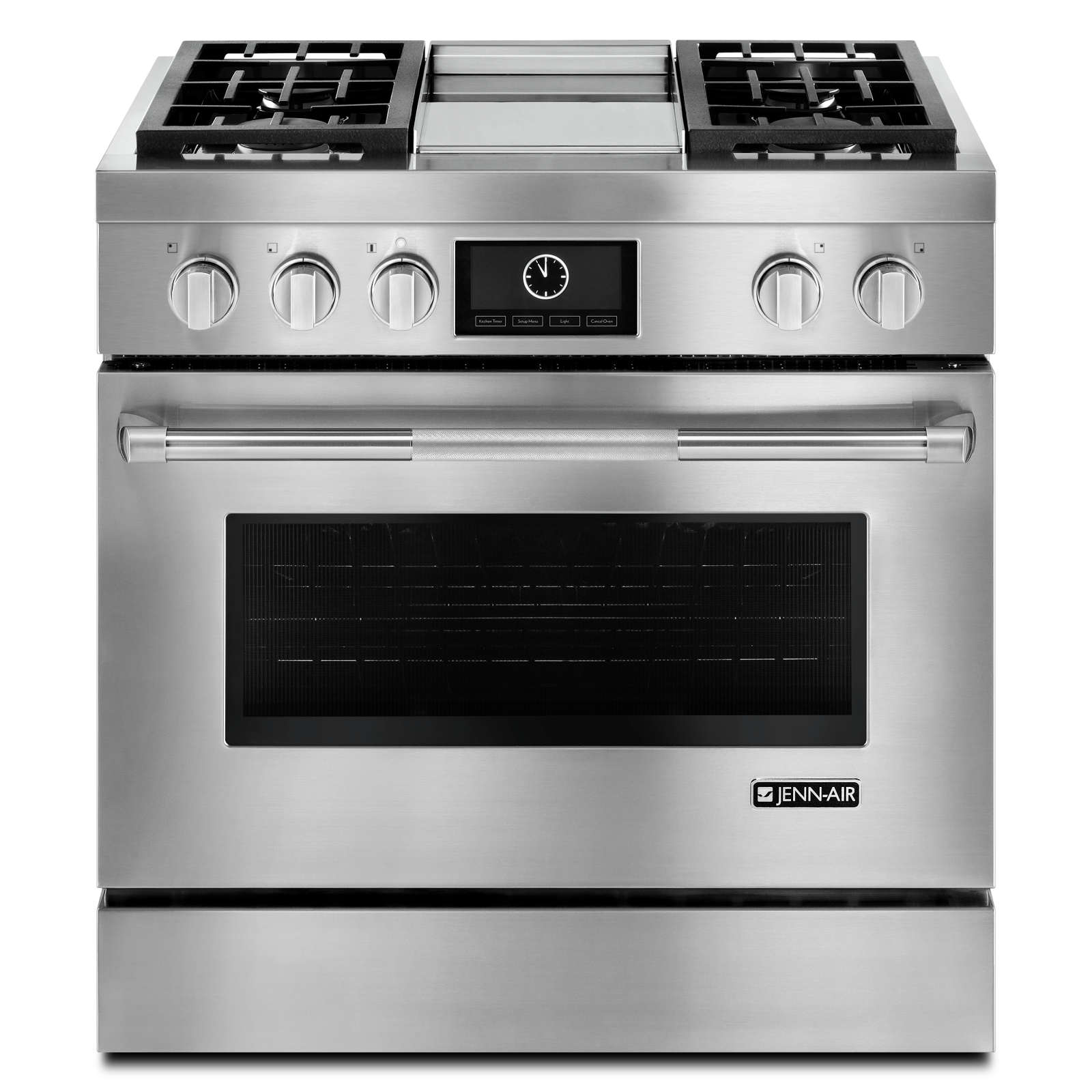JennAir - 5.1 cu. ft Dual Fuel Range in Stainless - JDRP536WP