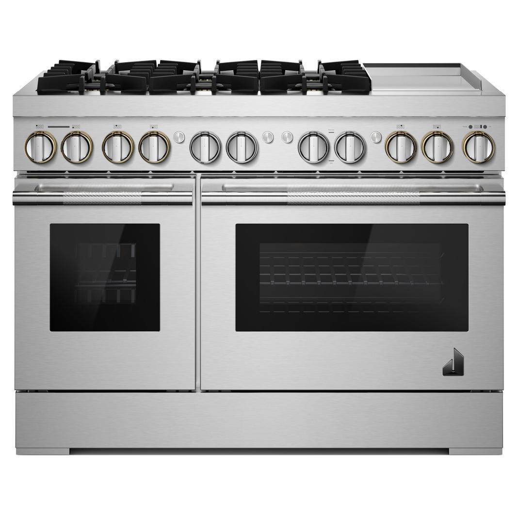 Jennair - 6.3 cu. ft Dual Fuel Range in Stainless - JDRP548HL