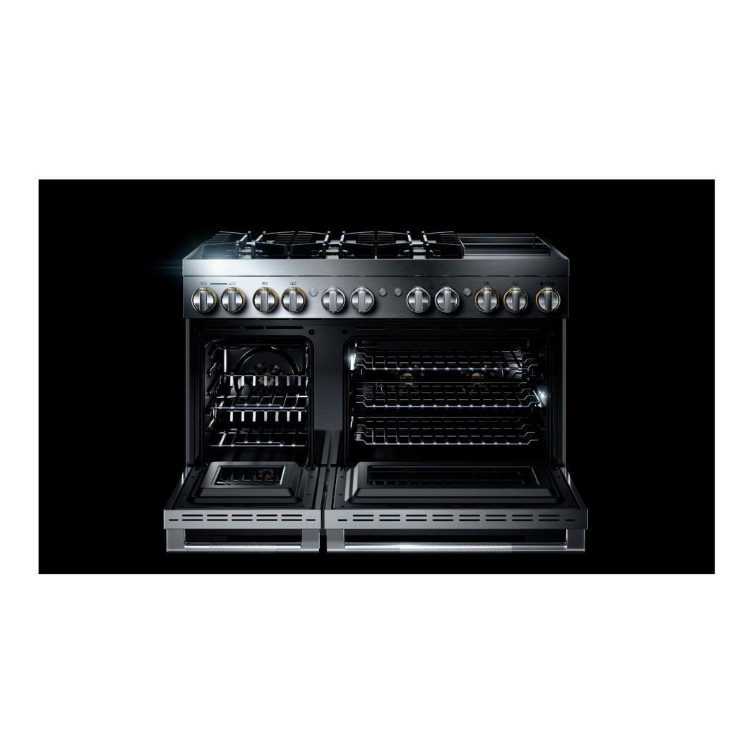 Jennair - 6.3 cu. ft Dual Fuel Range in Stainless - JDRP548HL
