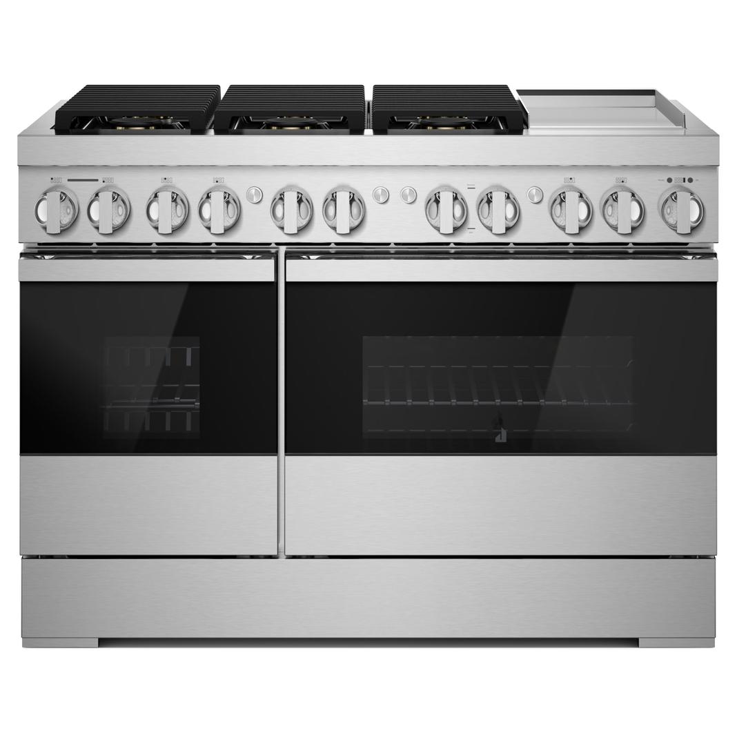 Jennair - 6.3 cu. ft Dual Fuel Range in Black - JDRP548HM