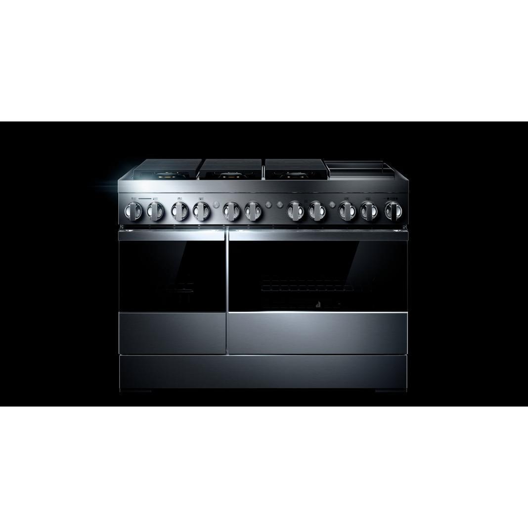 Jennair - 6.3 cu. ft Dual Fuel Range in Black - JDRP548HM
