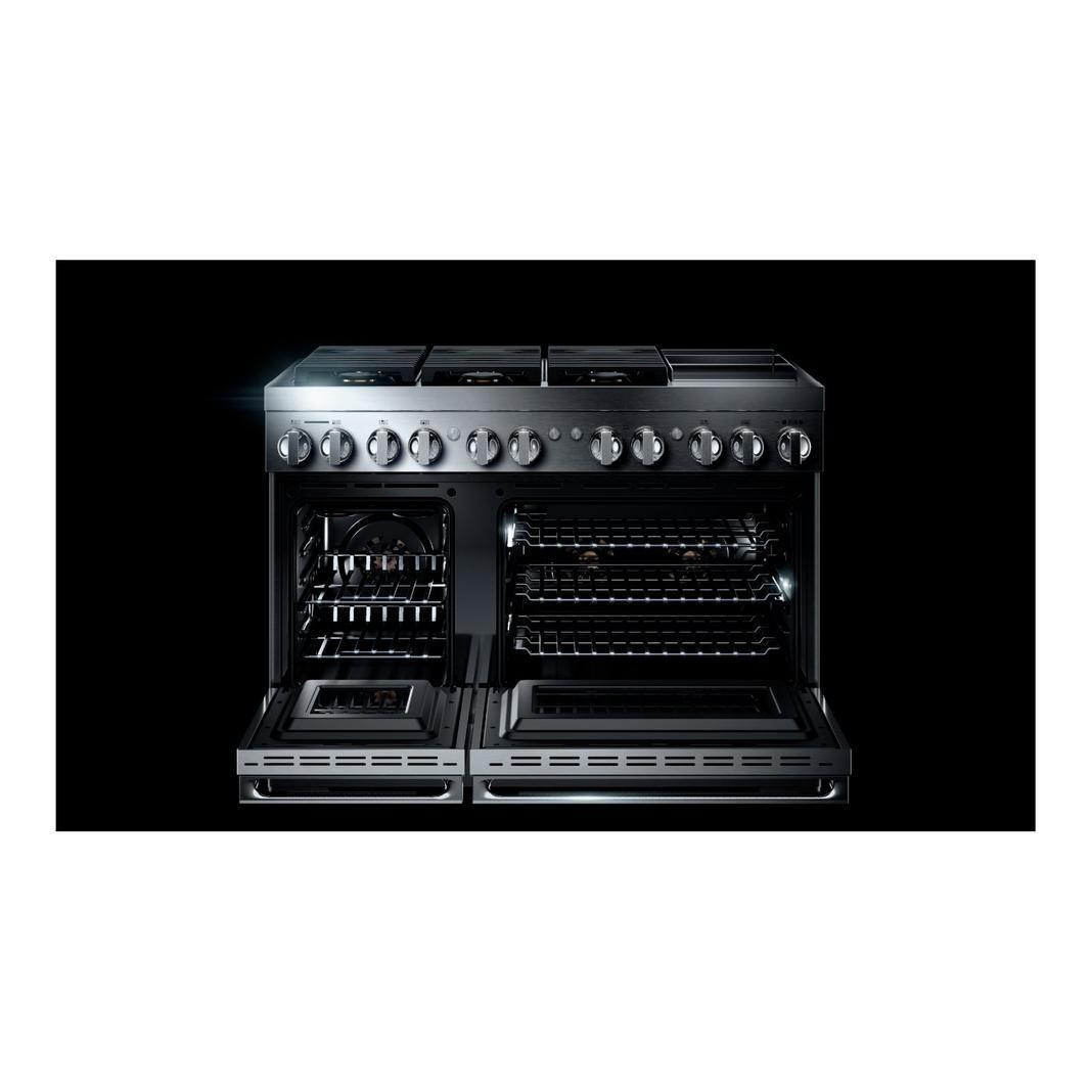 Jennair - 6.3 cu. ft Dual Fuel Range in Black - JDRP548HM