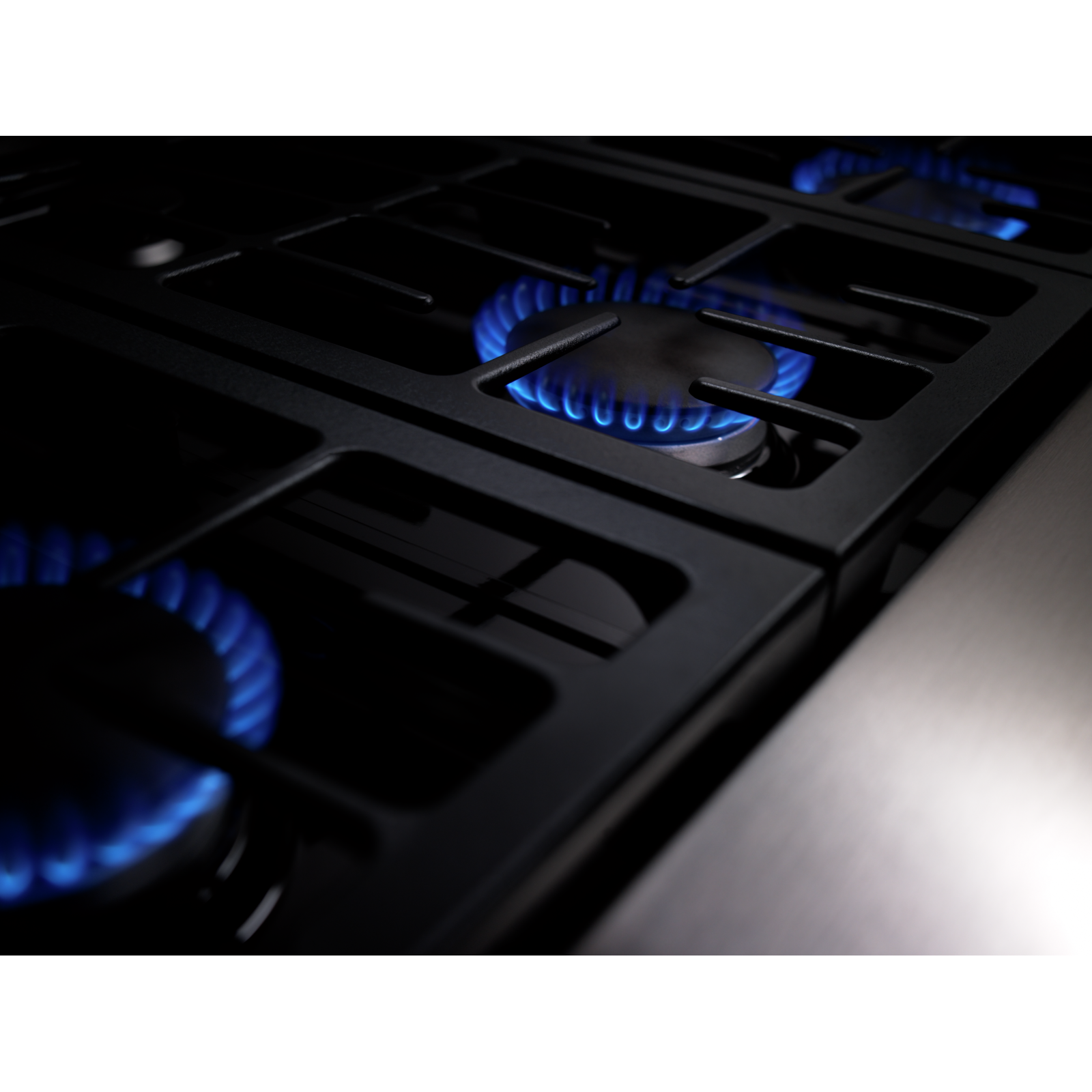 JennAir - 4.1 Right cu. ft / 2.2 Left cu. ft Dual Fuel Range in Stainless - JDRP548WP