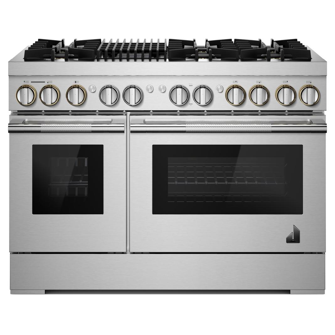 Jennair - 6.3 cu. ft Dual Fuel Range in Stainless - JDRP648HL