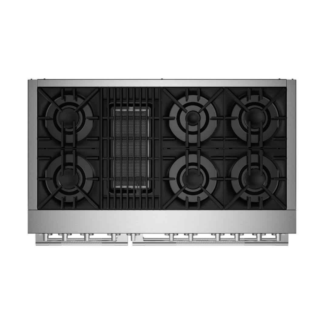 Jennair - 6.3 cu. ft Dual Fuel Range in Stainless - JDRP648HL