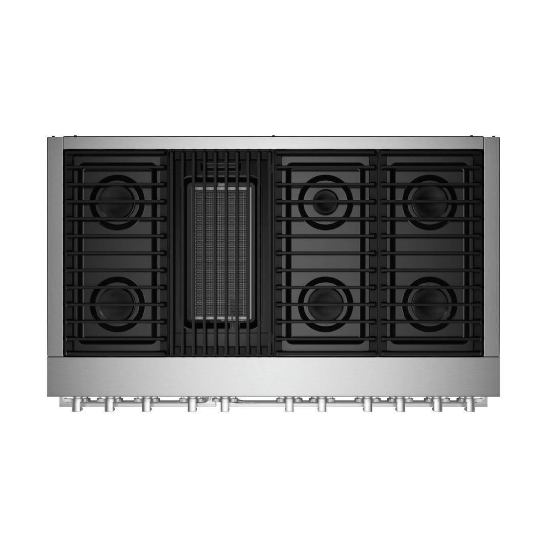 Jennair - 6.3 cu. ft Dual Fuel Range in Black - JDRP648HM