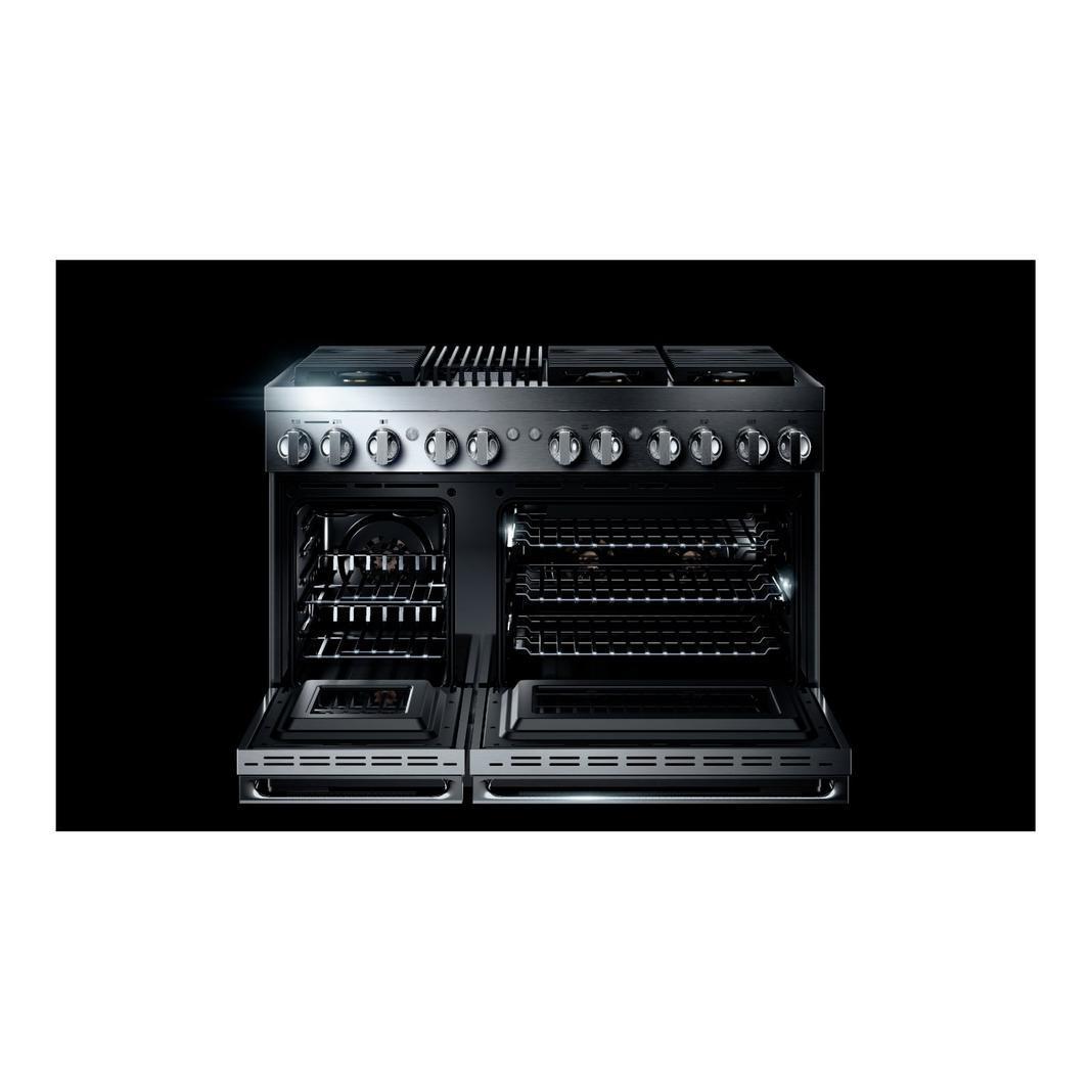 Jennair - 6.3 cu. ft Dual Fuel Range in Black - JDRP648HM