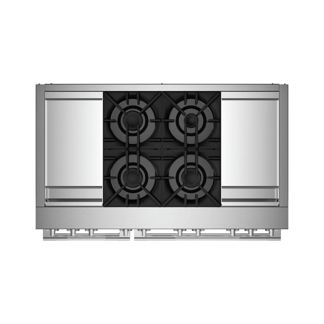 Jennair - 6.3 cu. ft Dual Fuel Range in Stainless - JDRP848HL