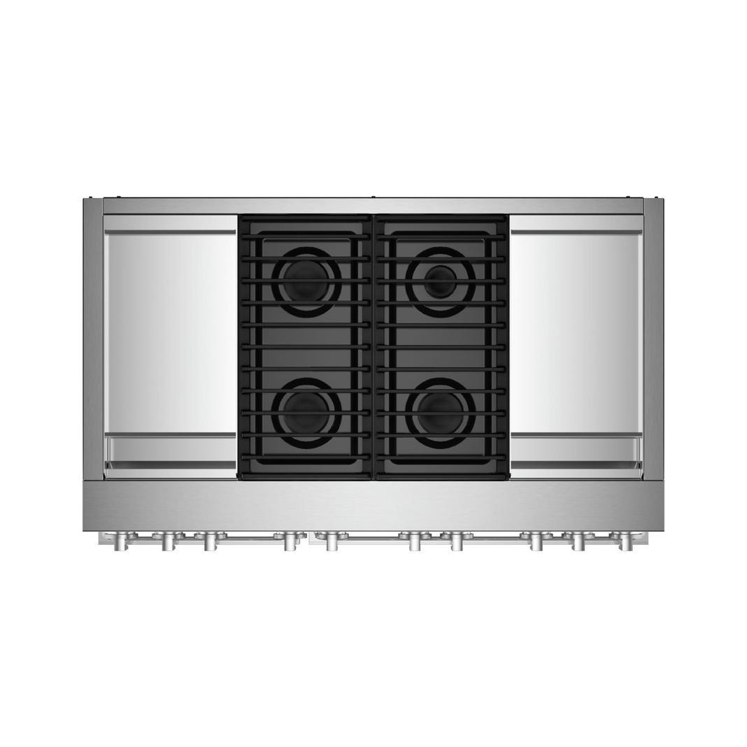 Jennair - 6.3 cu. ft Dual Fuel Range in Black - JDRP848HM