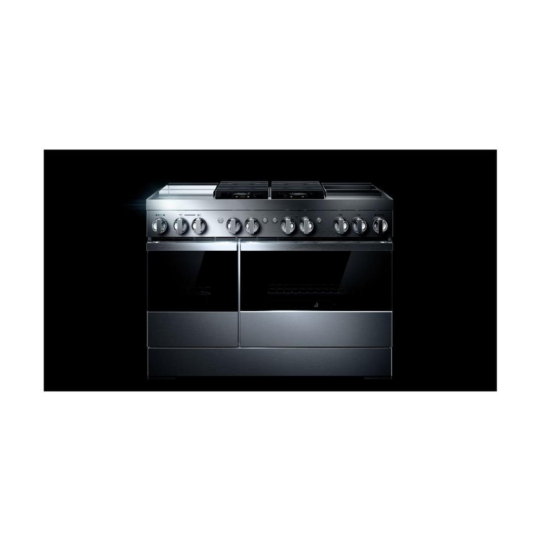 Jennair - 6.3 cu. ft Dual Fuel Range in Black - JDRP848HM