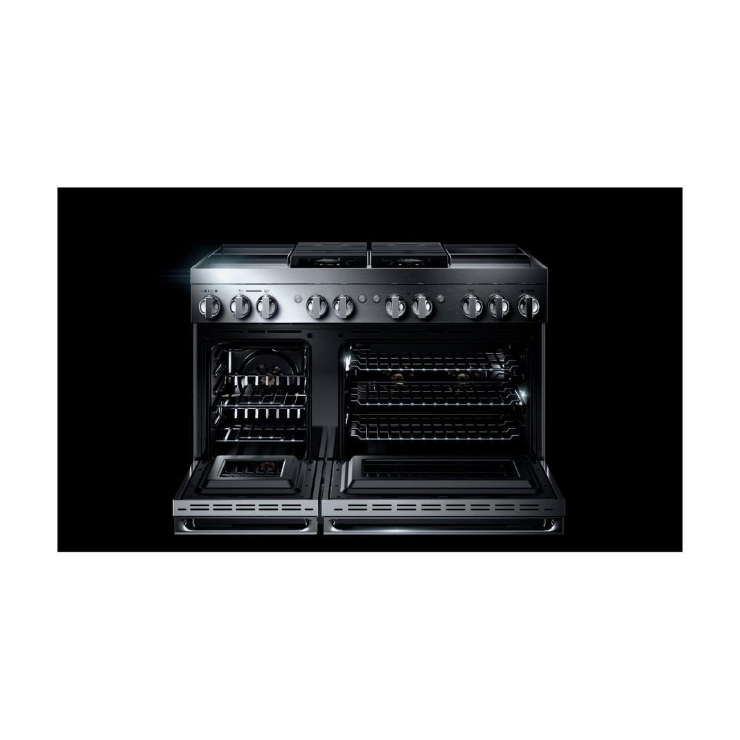 Jennair - 6.3 cu. ft Dual Fuel Range in Black - JDRP848HM