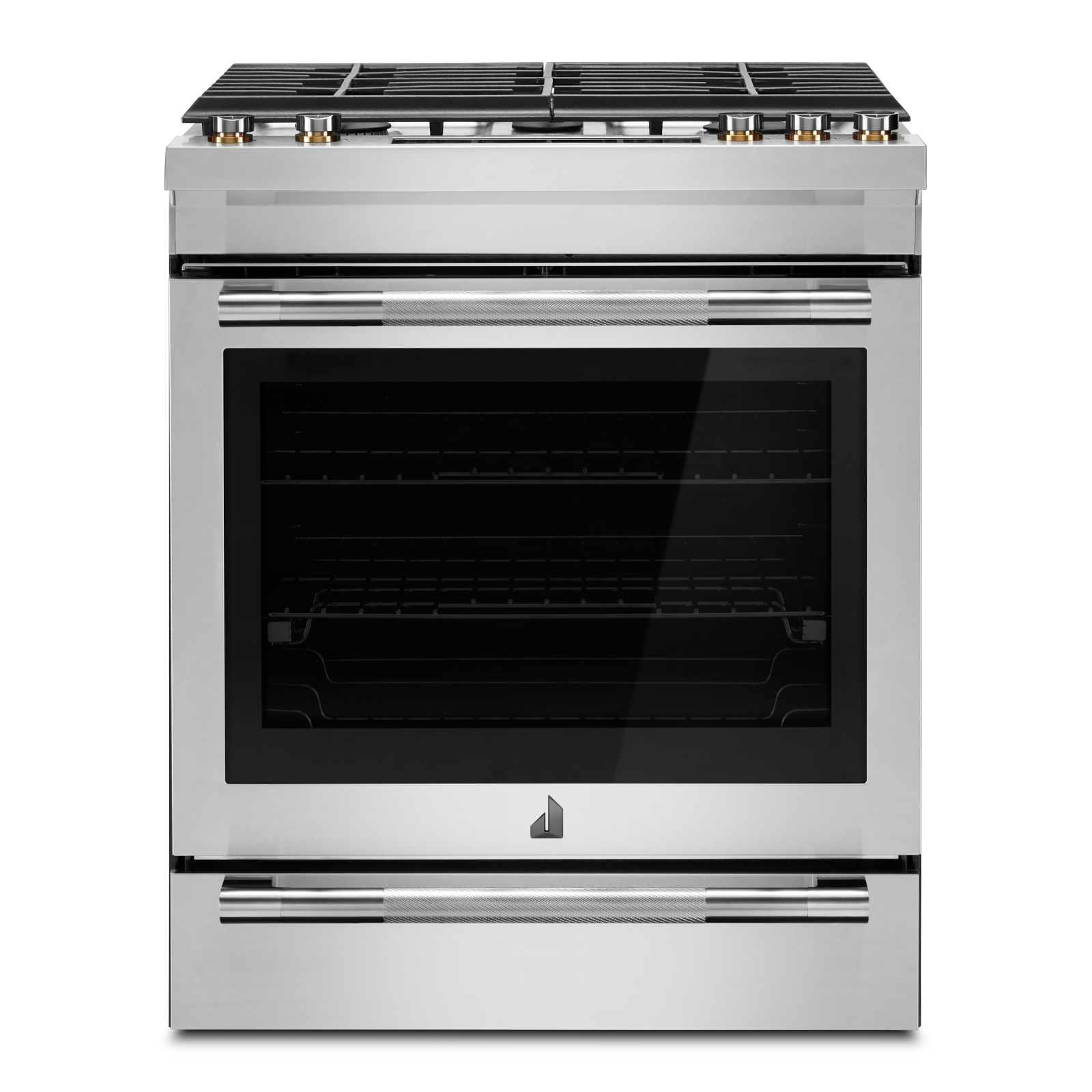 JennAir - 7.1 cu. ft Dual Fuel Range in Stainless - JDS1450ML