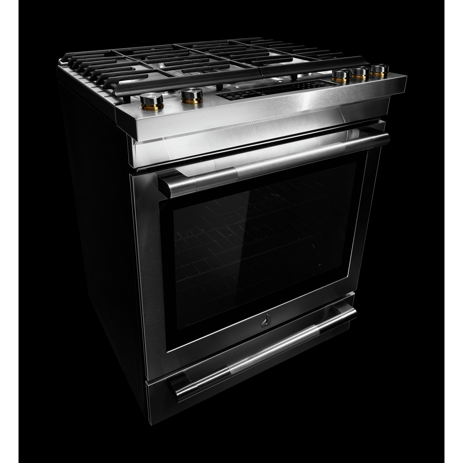 JennAir - 7.1 cu. ft Dual Fuel Range in Stainless - JDS1450ML