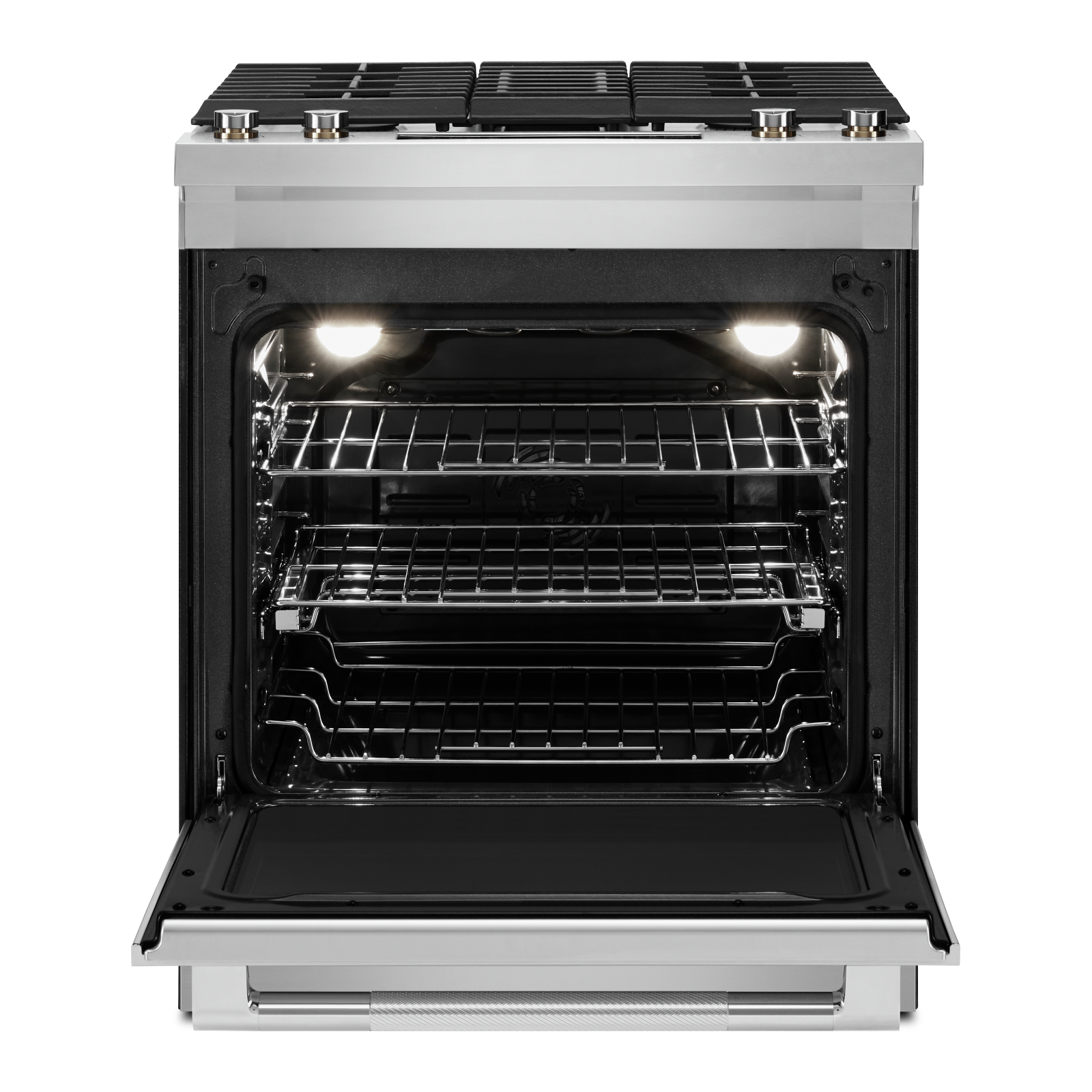 JennAir - 6.4 cu. ft Dual Fuel Range in Stainless - JDS1750ML