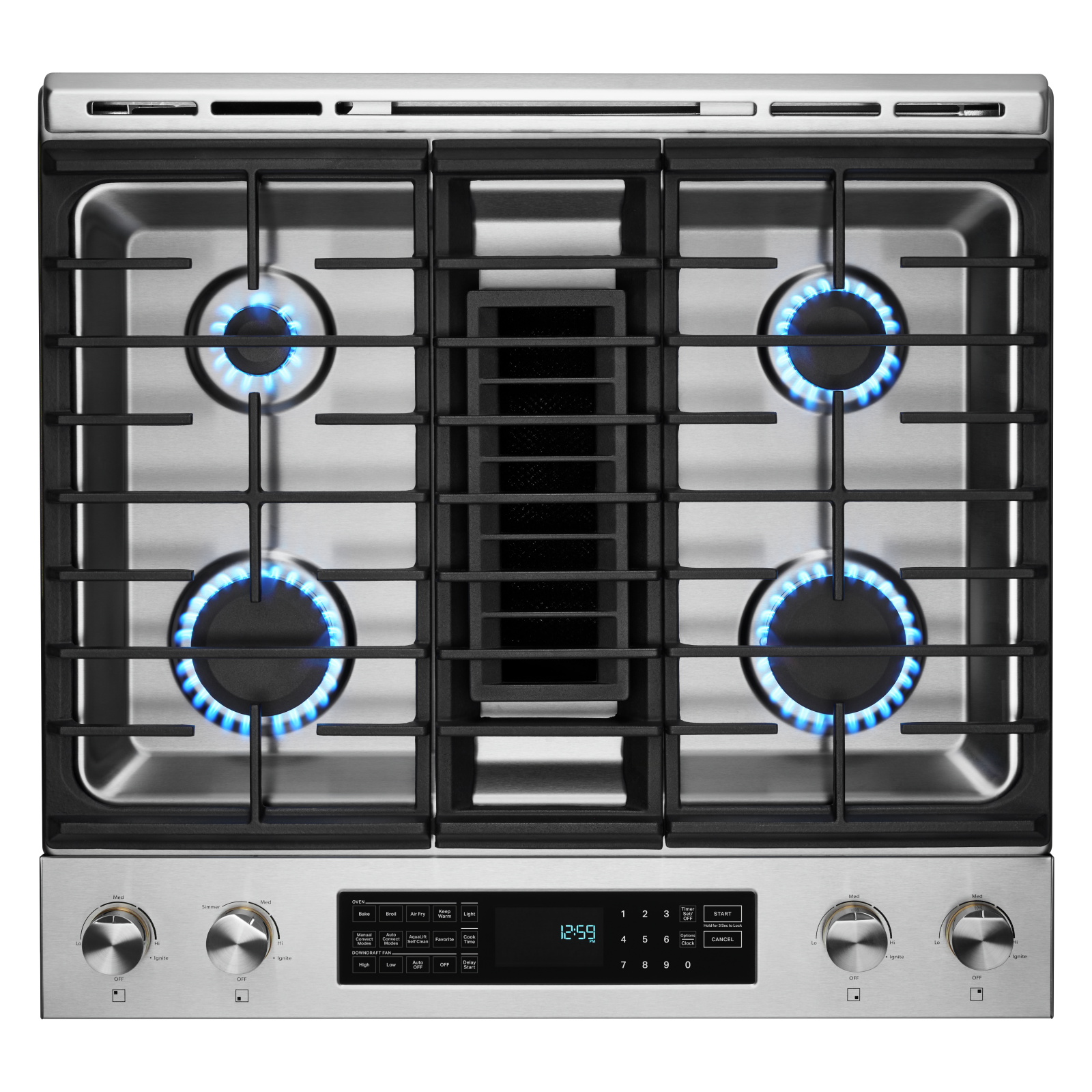 JennAir - 6.4 cu. ft Dual Fuel Range in Stainless - JDS1750ML