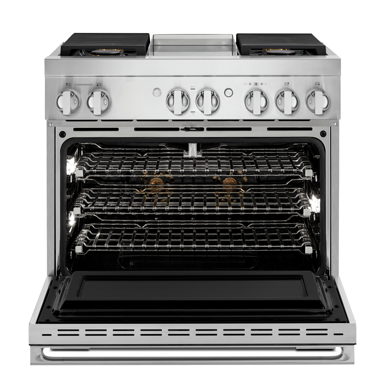 JennAir - 5.1 cu. ft Dual Fuel Range in Stainless - JDSP536HM