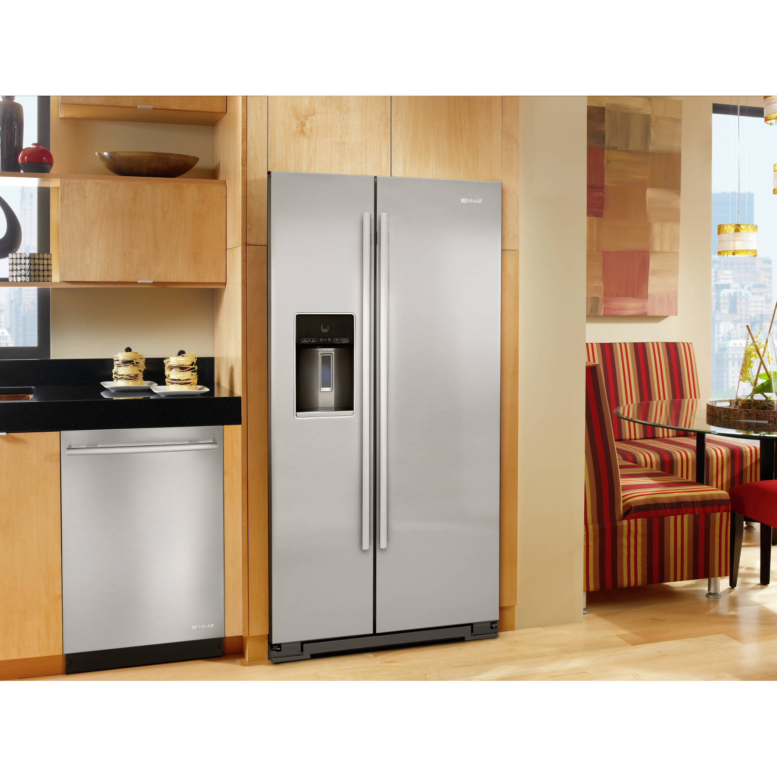 JennAir - 38 dBA Built In Dishwasher in Stainless - JDTSS244GS