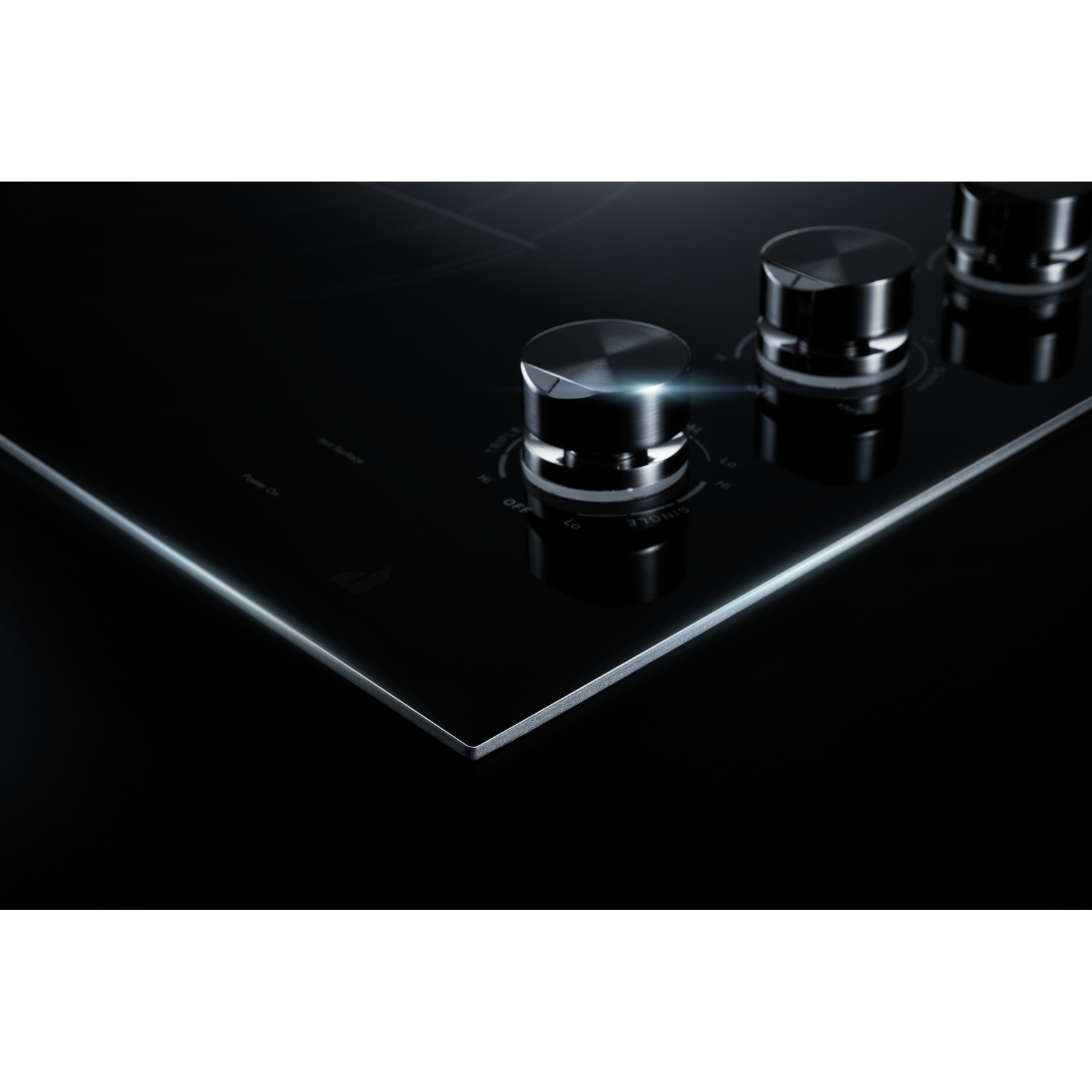 JennAir - 36.3125 inch wide Electric Cooktop in Black - JEC3536HB